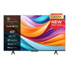 TCL 43C655K 43" 4K QLED HDR Pro Android TV 