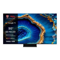 TCL 50C805K 50" 4K QLED Mini-LED HDR Google TV 