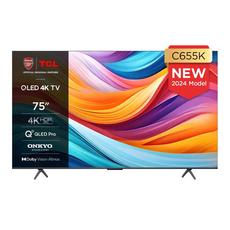 TCL 75C655K 75" 4K QLED HDR Pro Android TV