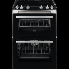 Zanussi ZCI66080XA 60cm Double Oven with Induction Hob - Stainless Steel