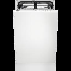 Zanussi ZSLN1211 Fully Integrated Slimline Dishwasher - White Control Panel - 9 Place Settings  