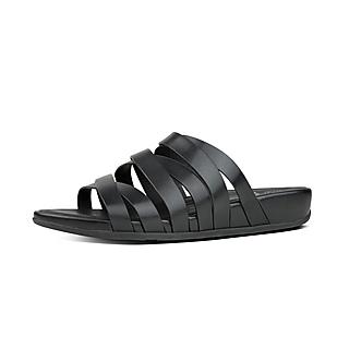 fitflop loopy leather slides