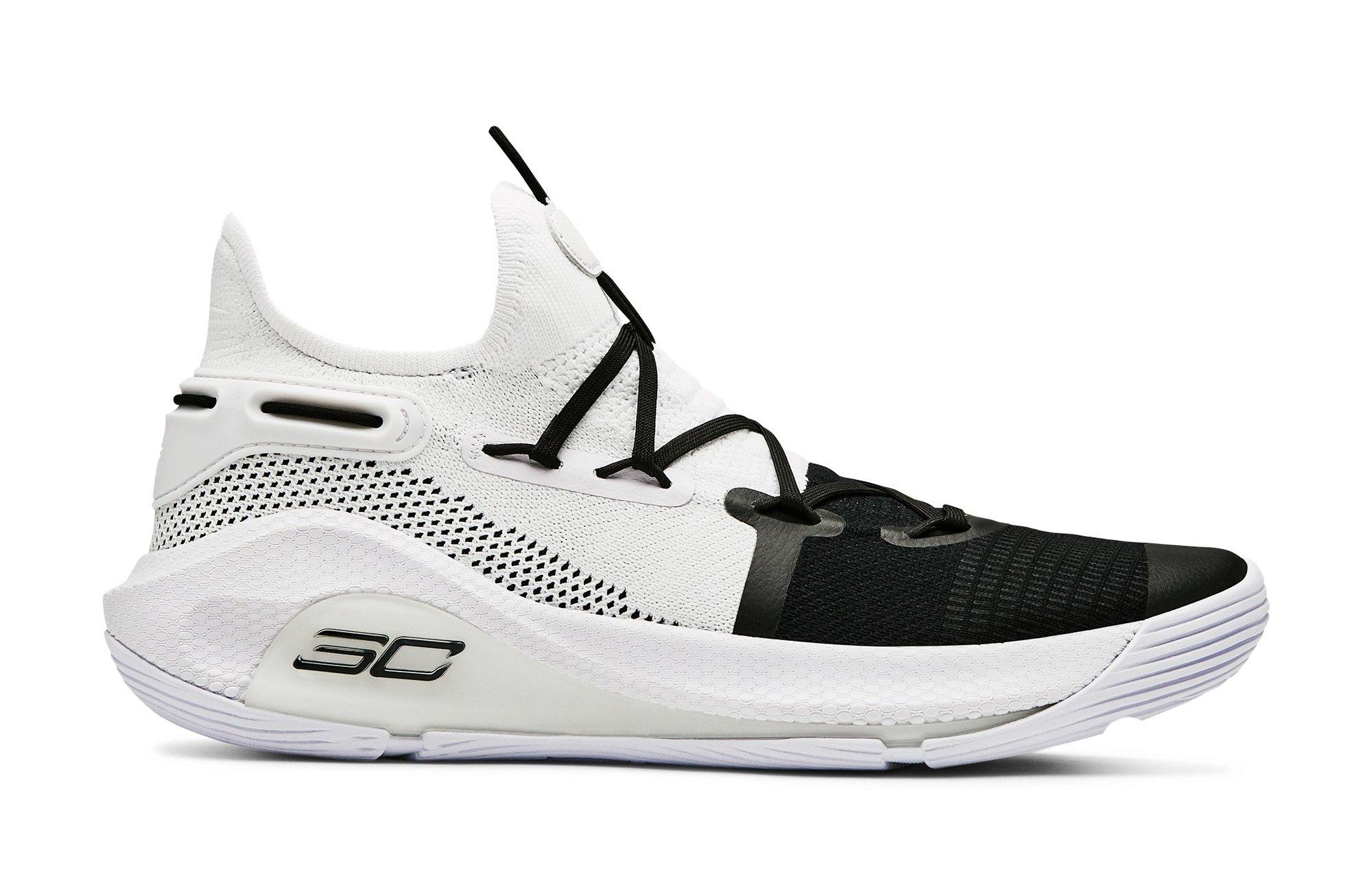 Sneakers Release – Under Armour Curry 6 “White/Black” Men’s and Kids ...