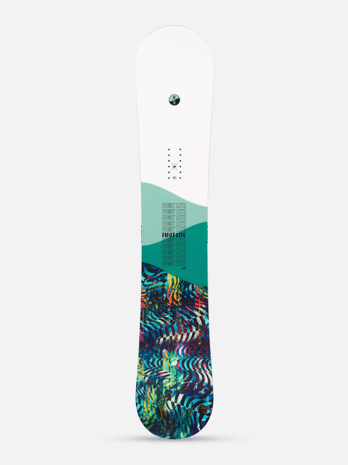 Modieus knuffel persoonlijkheid K2 First Lite Women's Snowboards 2023 | K2 Skis and K2 Snowboarding