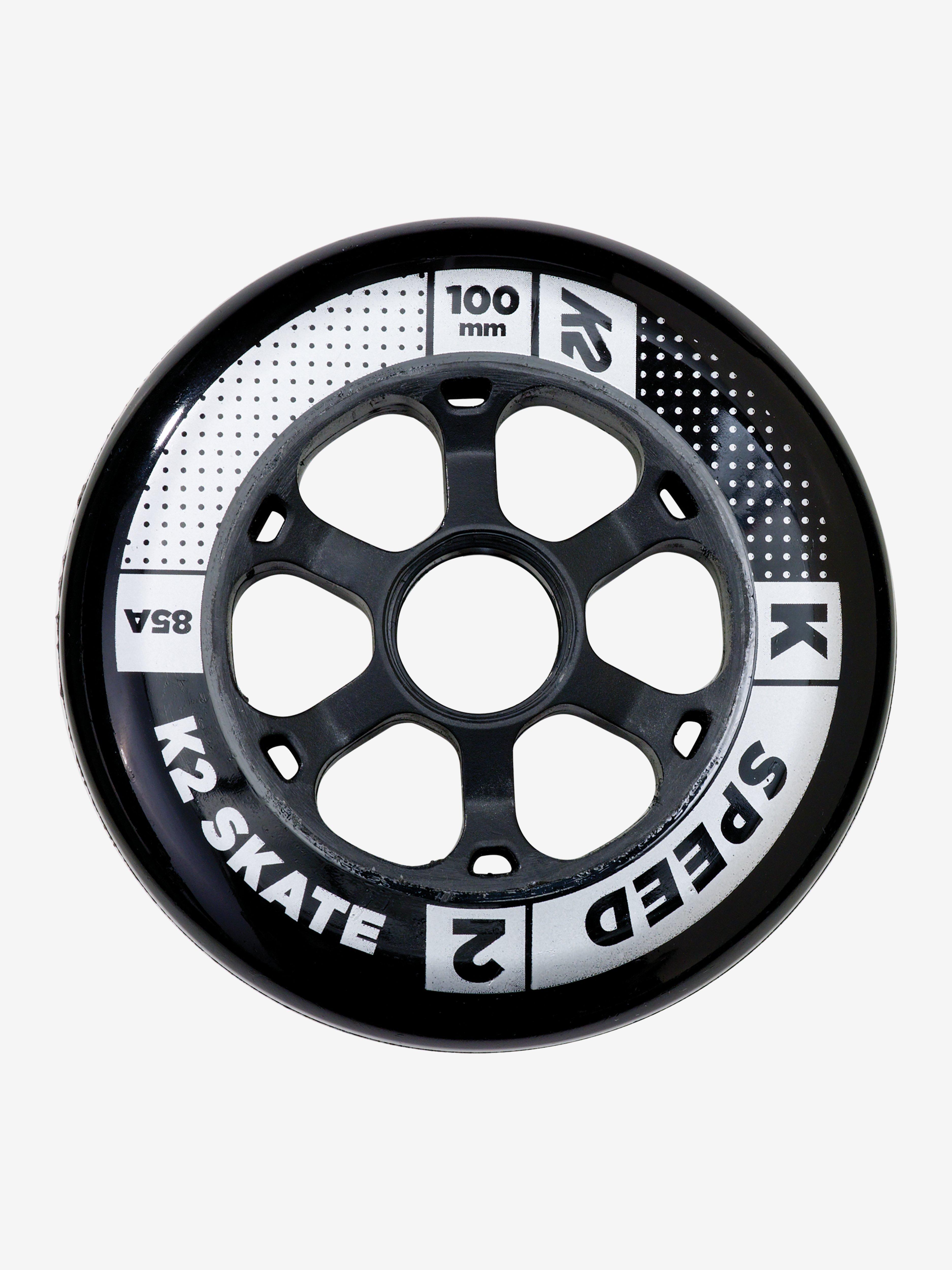 Ruote Per Pattini In Linea K2 Skates BOLT 90mm 85A - Pack Da 4, Per Unisex-Adult, Nero - Foto 10