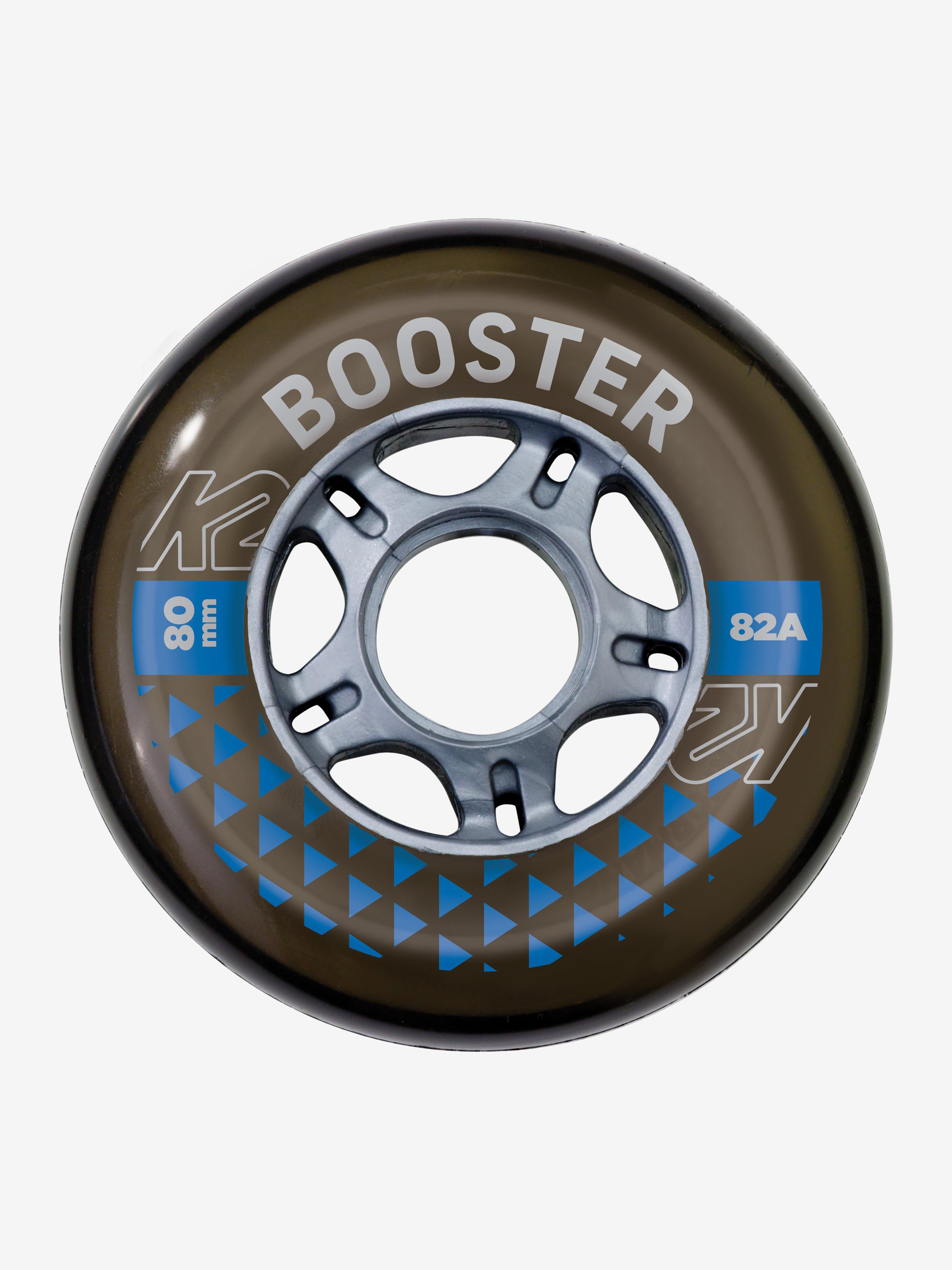 Ruote Per Pattini In Linea K2 Booster, Diametro 80 Mm, Durezza 82A, Confezione Da 4, Senza Cuscinetti