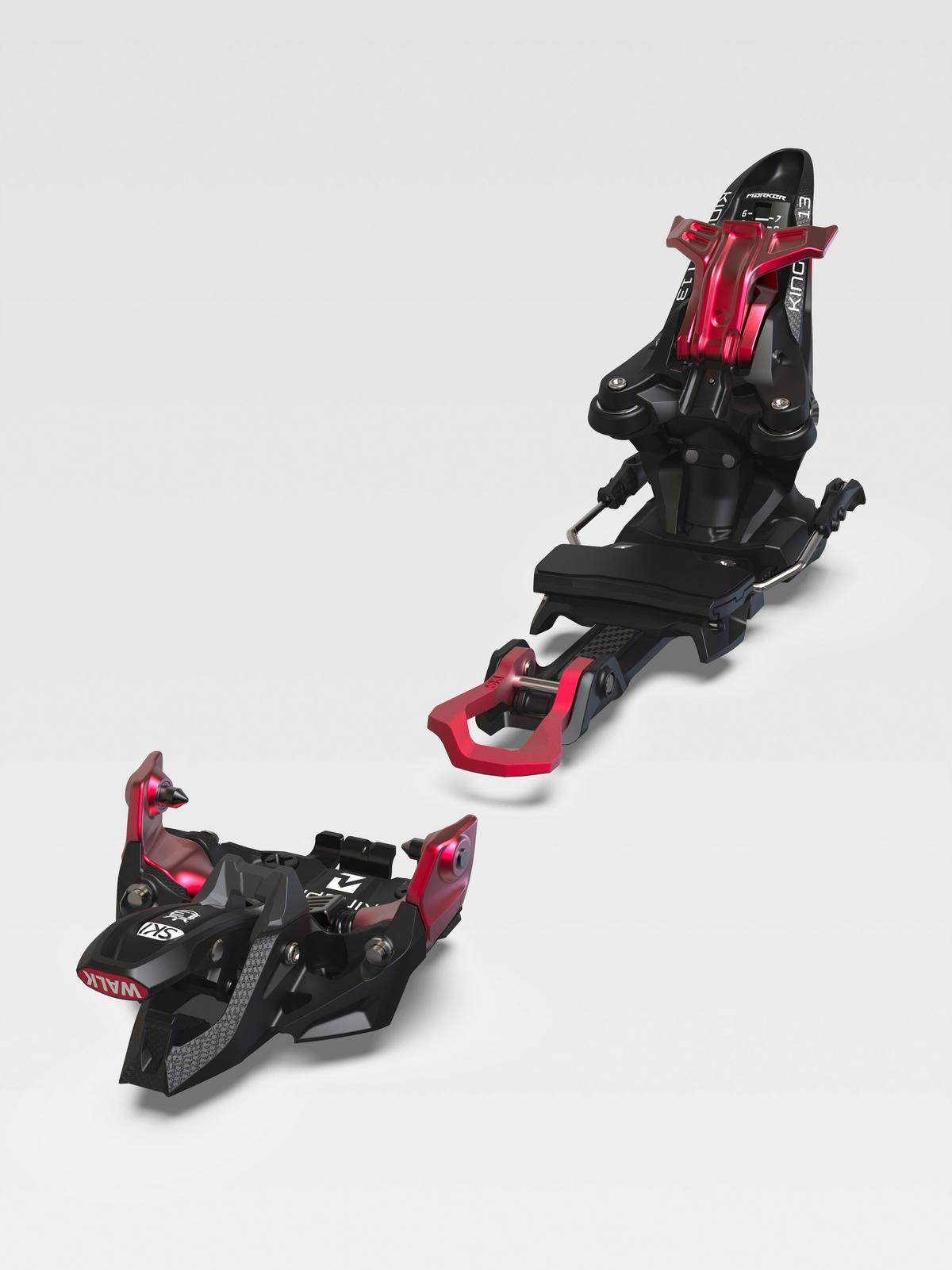 Marker Kingpin 13 125mmブレーキ 2022モデル 美品 Marker KINGPIN 13 DEMO Ski Bindings 2025 B100-125 Red