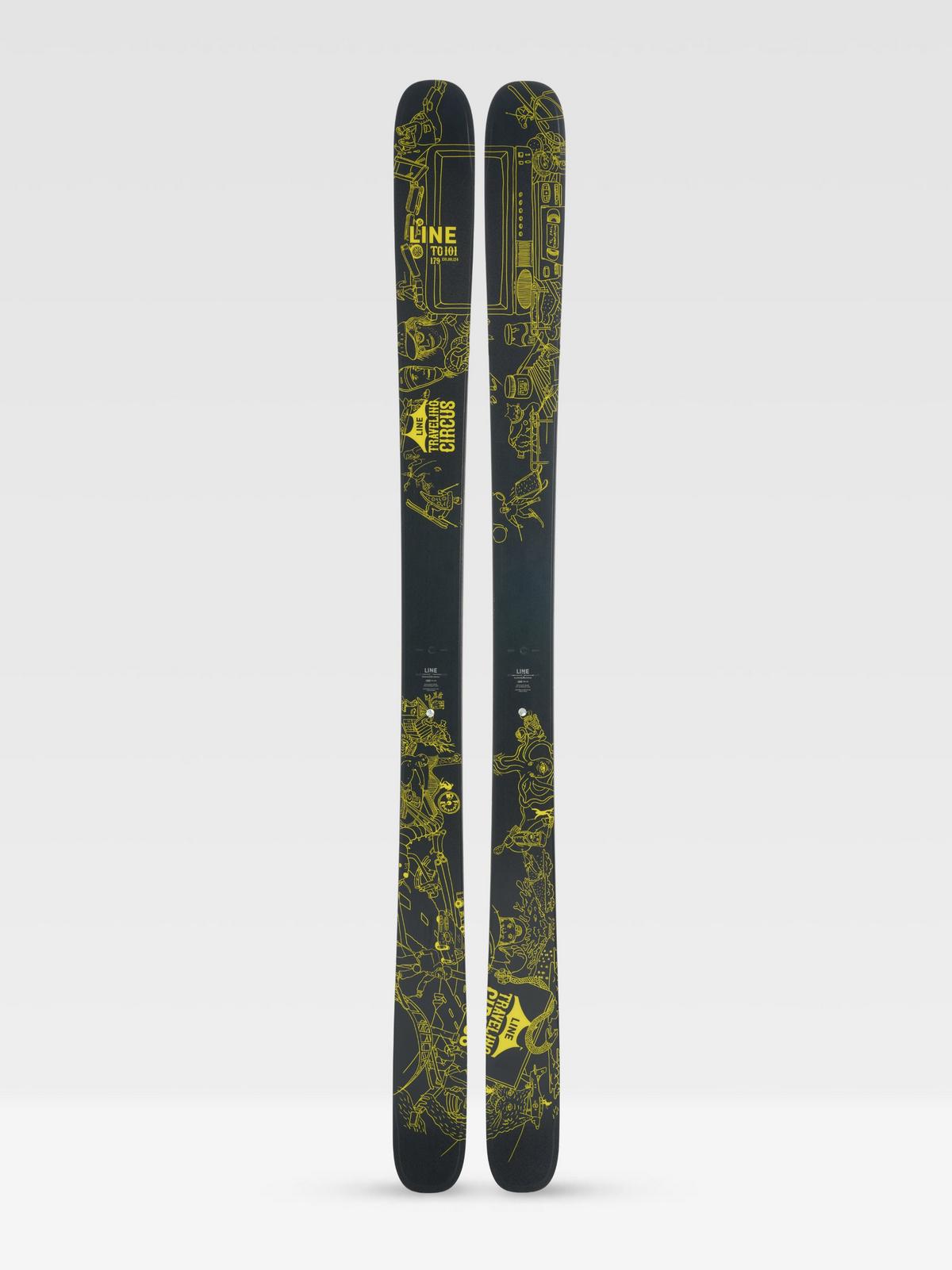 LINE Chronic 101 TC Skis 2024 LINE Skis, Ski Poles, & Clothing