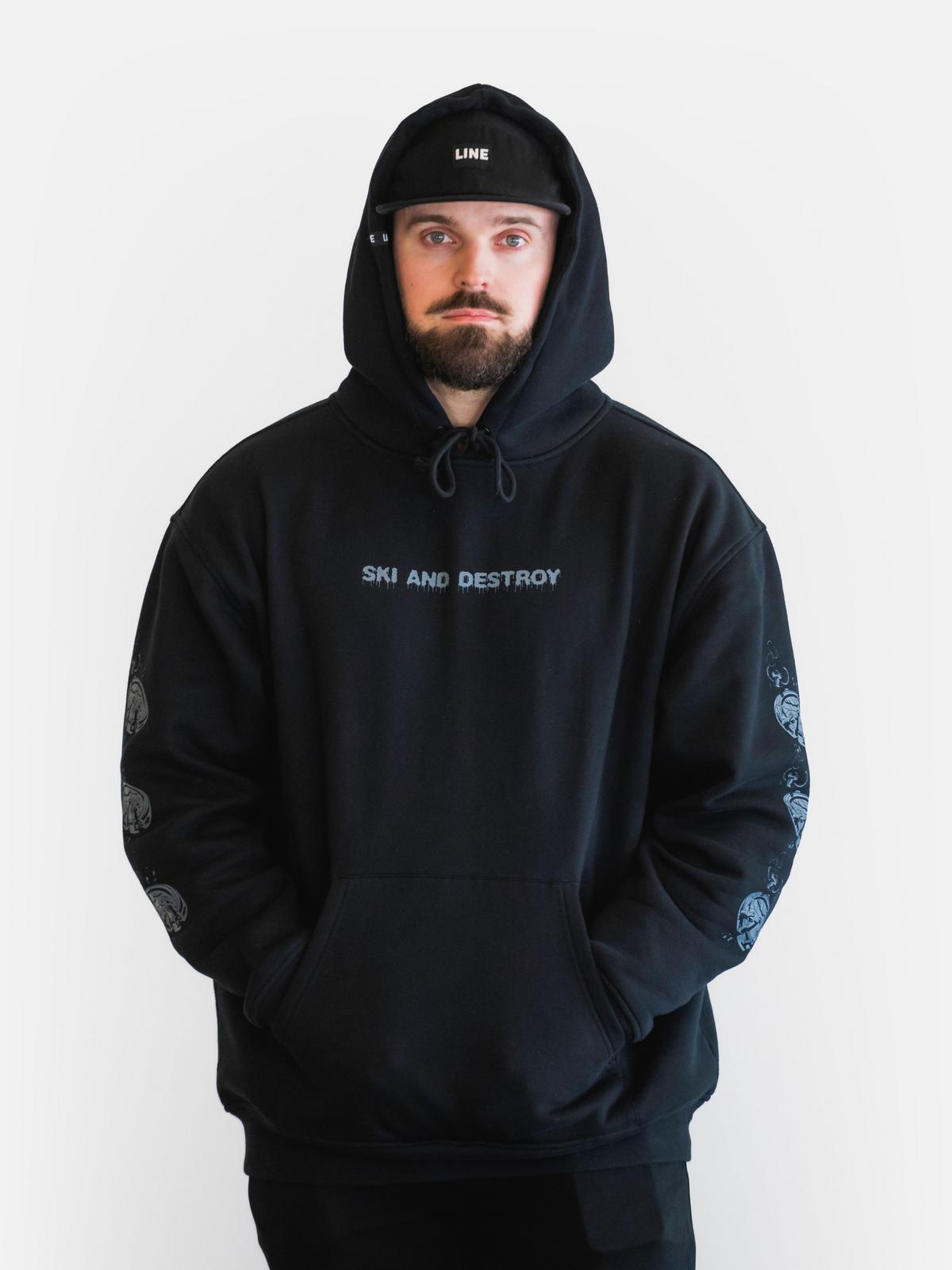 LINE Ski & Destroy Hoodie 2024 | LINE Skis, Ski Poles, & Clothing