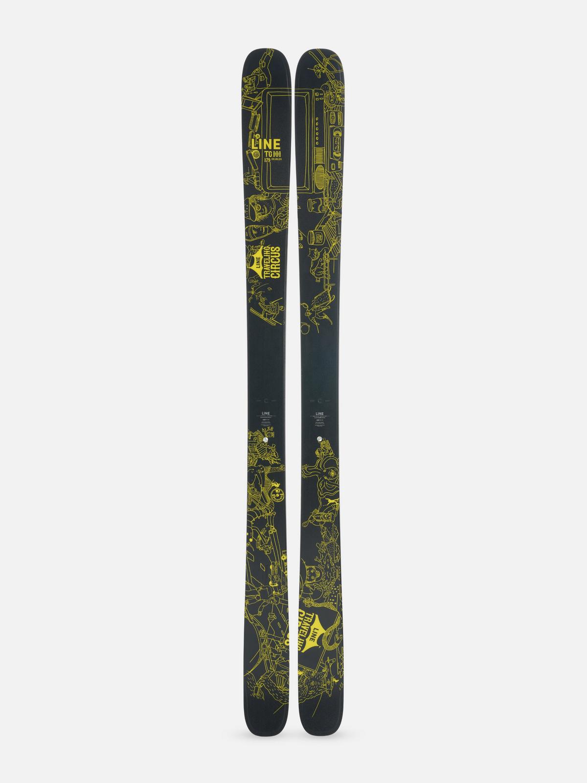 LINE Chronic 101 TC Skis 2024 | LINE Skis, Ski Poles, & Clothing