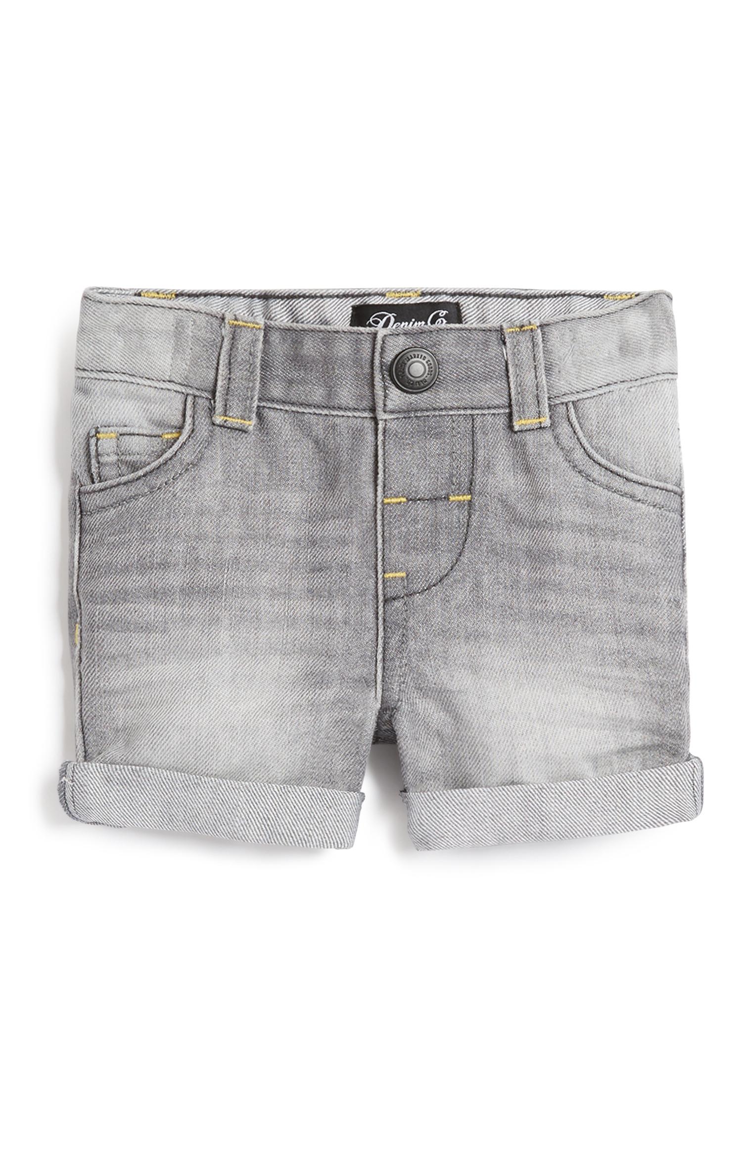 Graue Jeansshorts für Babys (J)