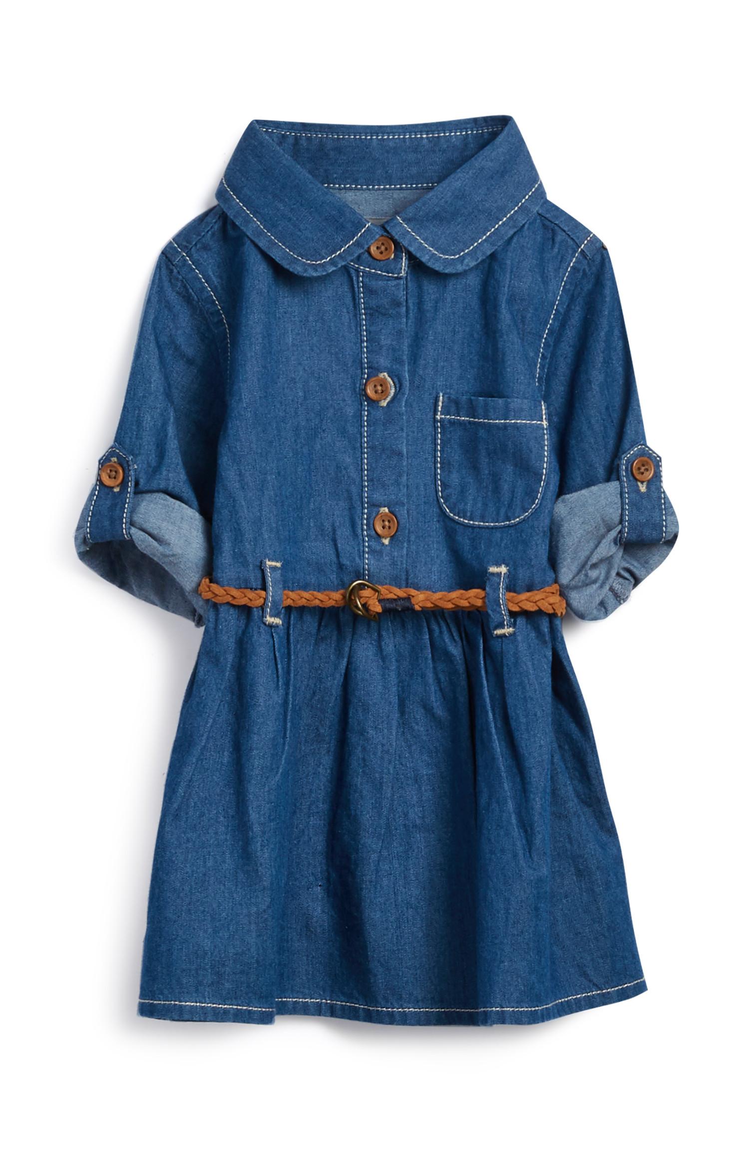 Abitino in denim da bimba