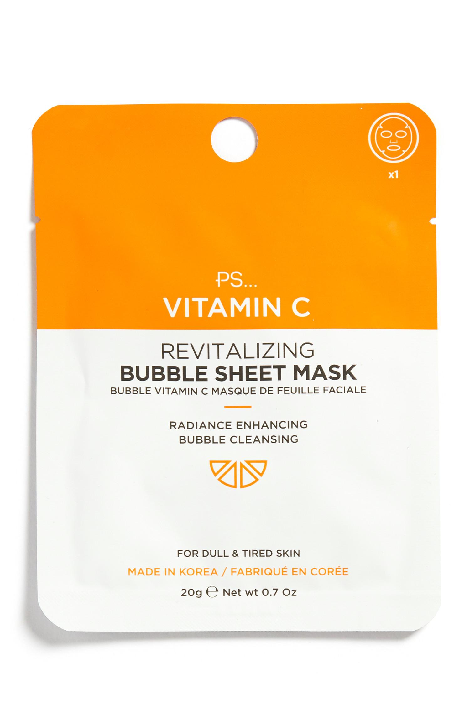 Maschera alla vitamina C