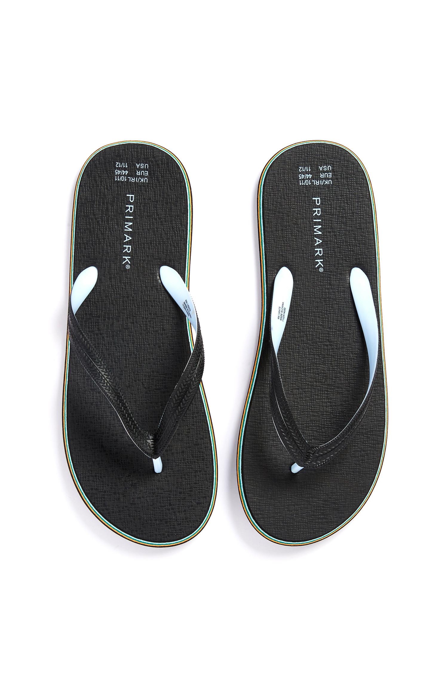 Schwarze Flipflops