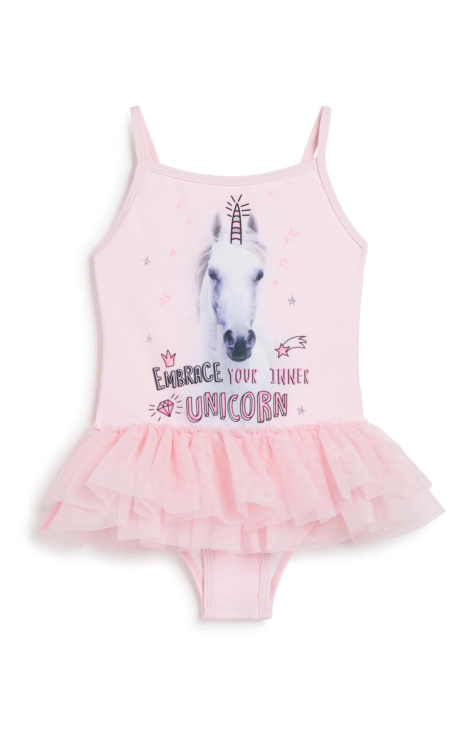 Badeanzug mit Einhorn-Motiv (kleine Mädchen)