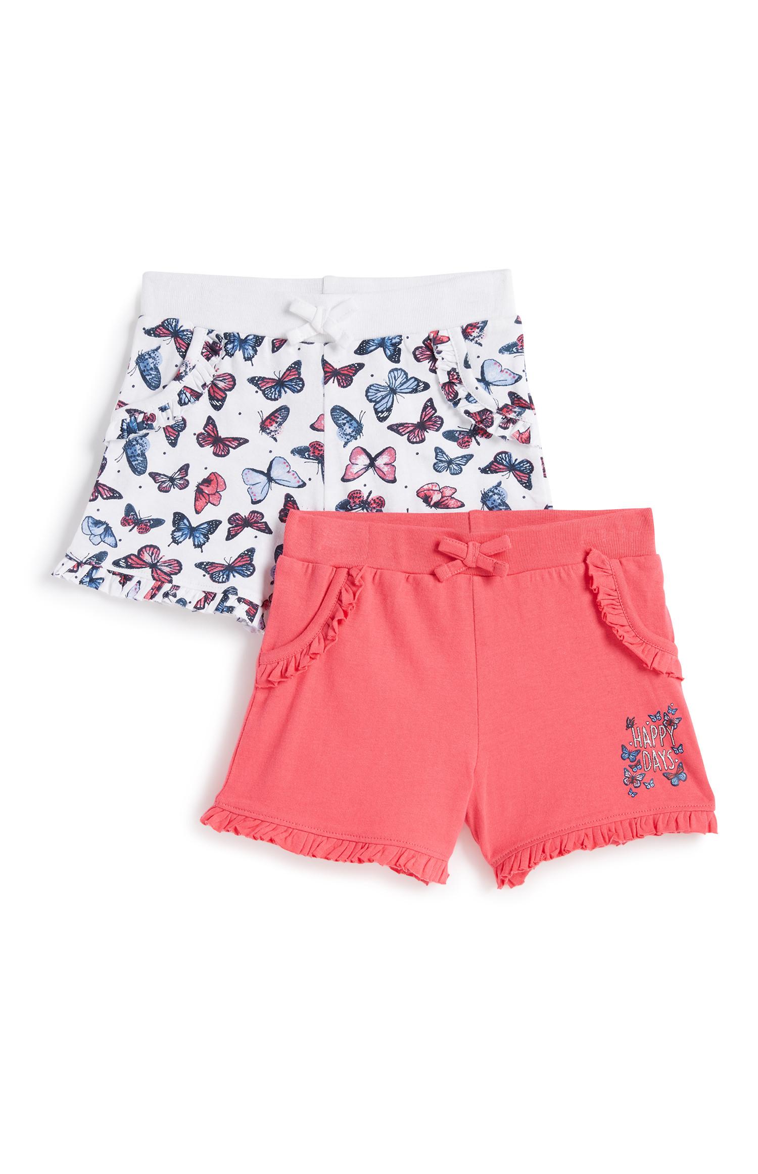 Shorts (kleine Mädchen), 2er-Pack