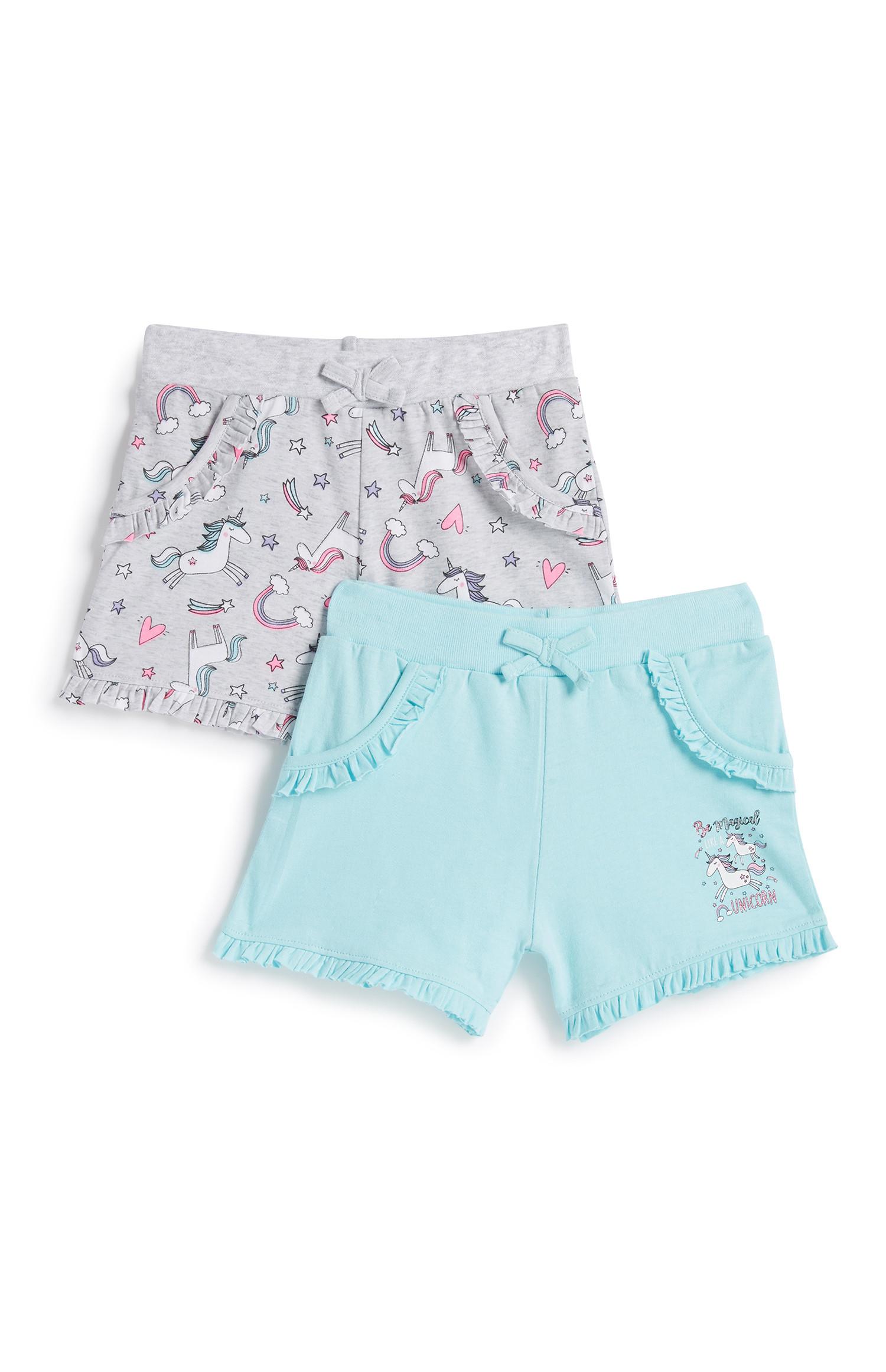 Shorts (kleine Mädchen), 2er-Pack