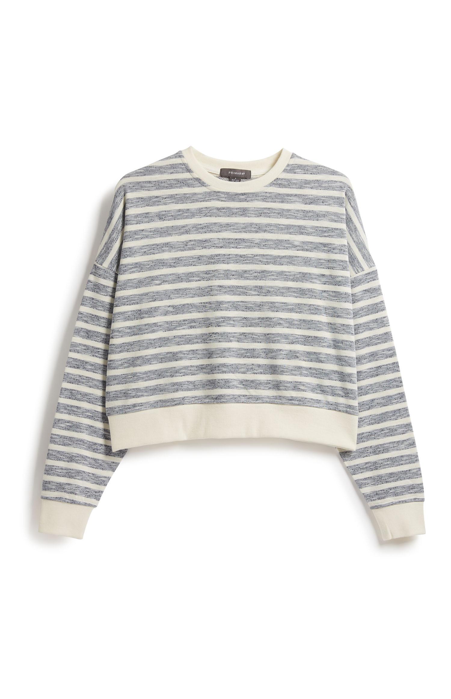 Sweatshirt mit Streifen