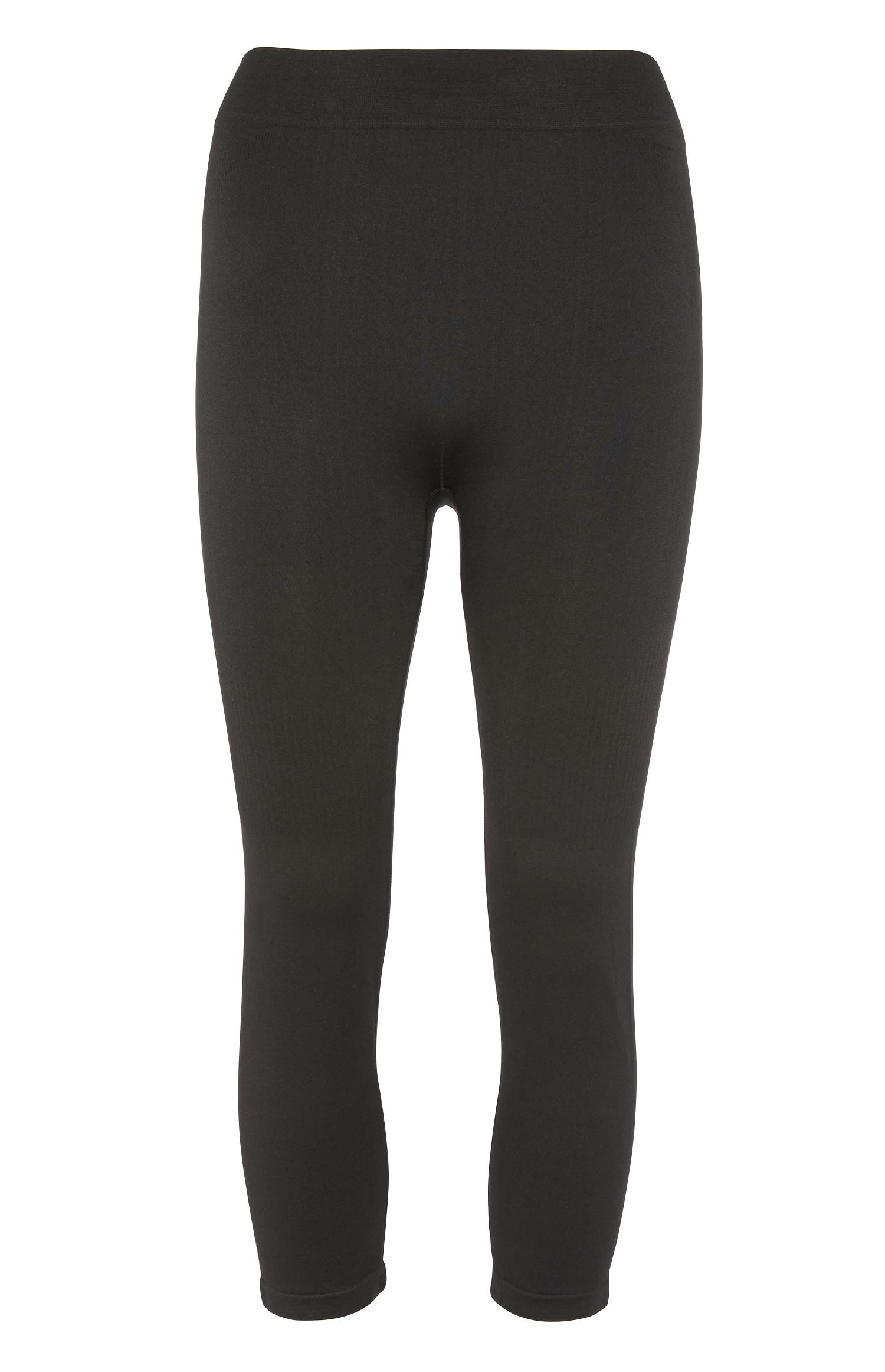 Schwarze 7/8-Trainingsleggings
