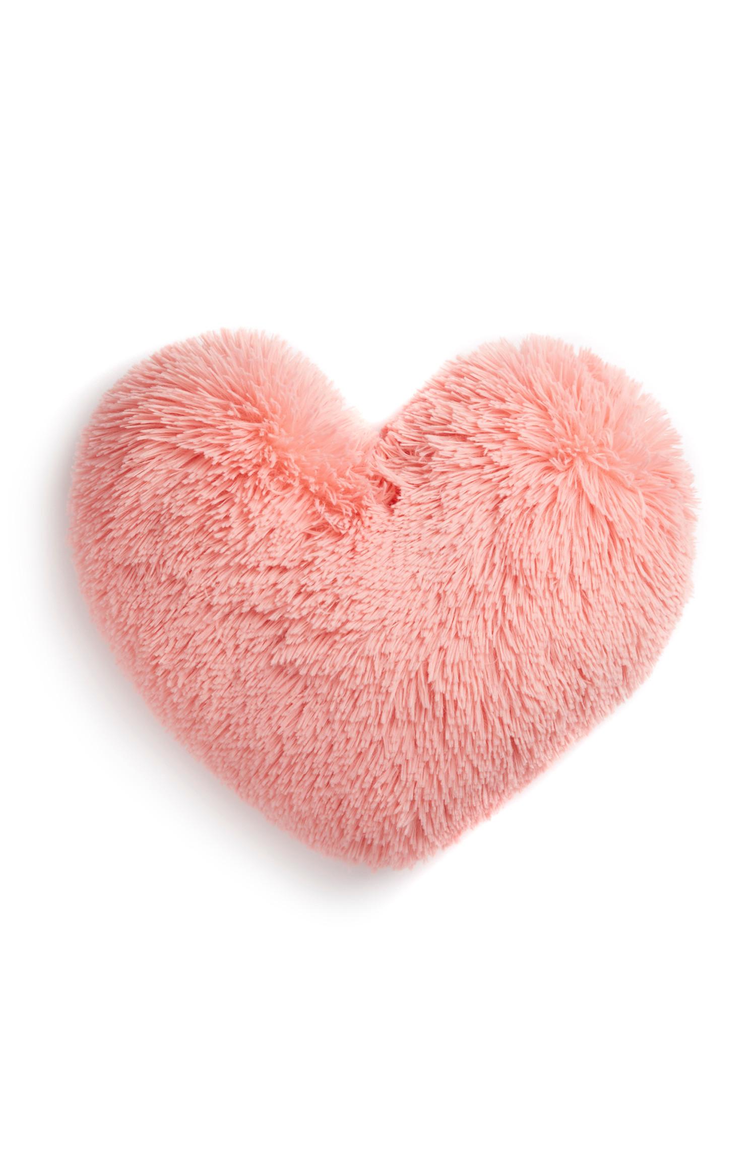 Cuscino rosa a forma di cuore