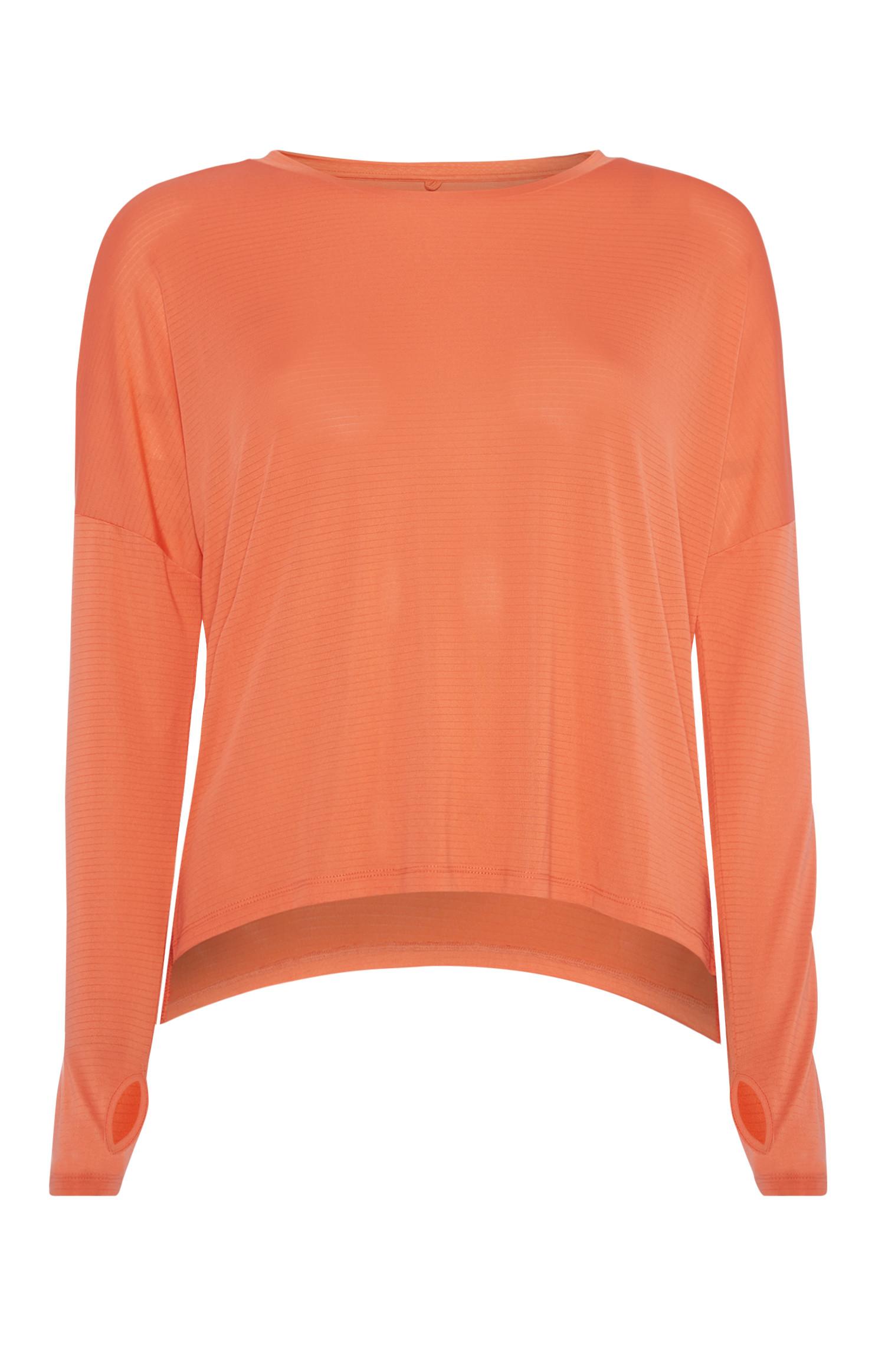 Orangefarbenes Top