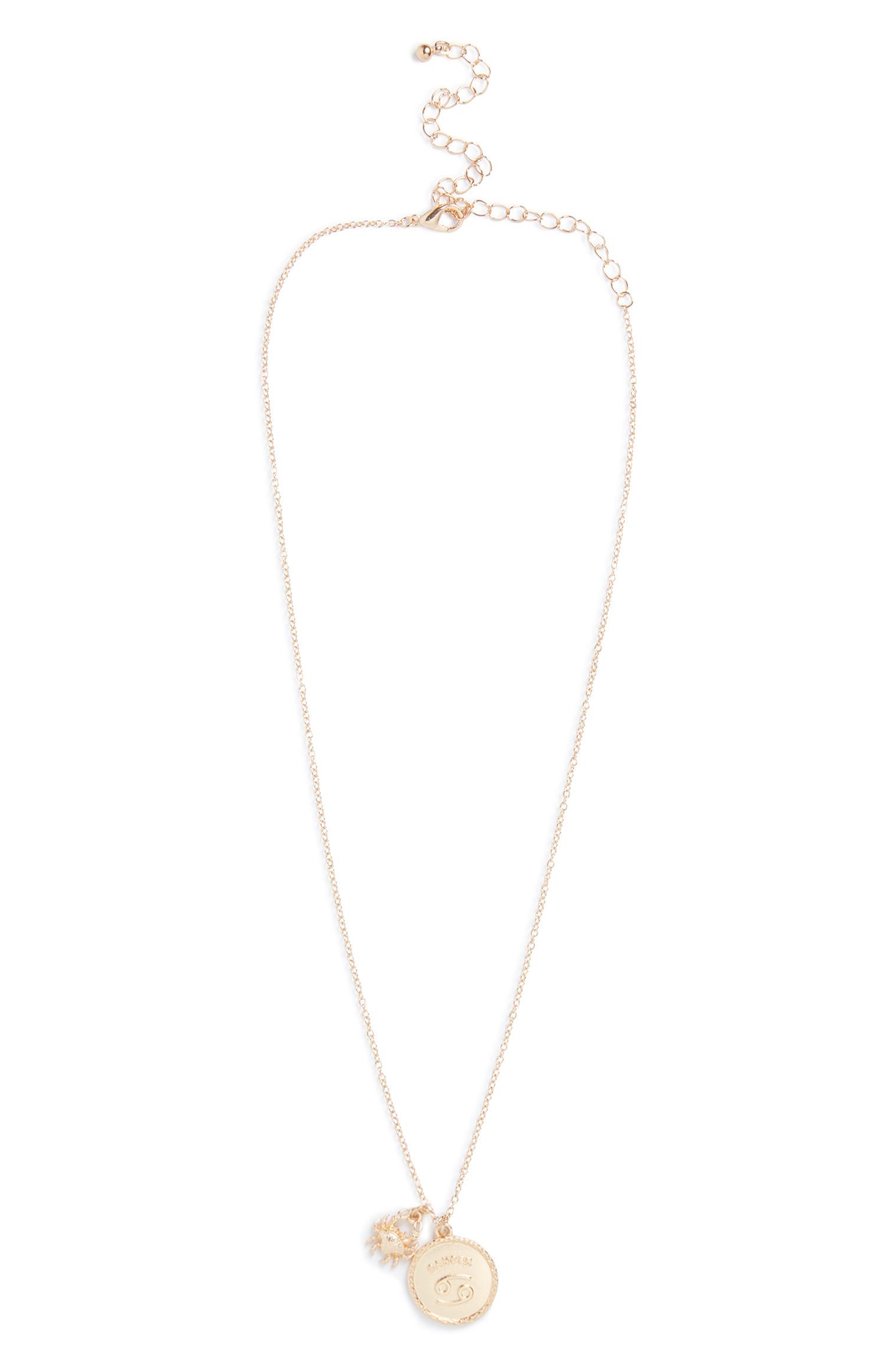 Ketting met sterrenbeeldhanger Kreeft