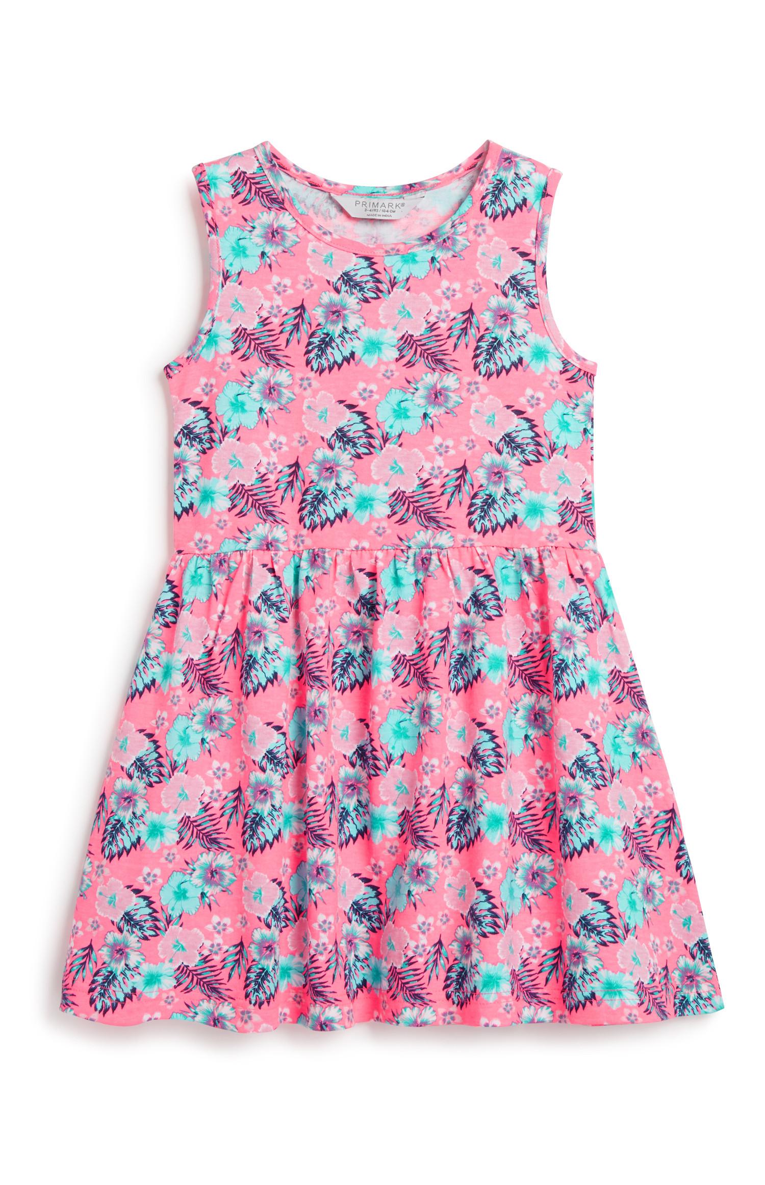 Kleid mit Blumenmuster (kleine Mädchen)