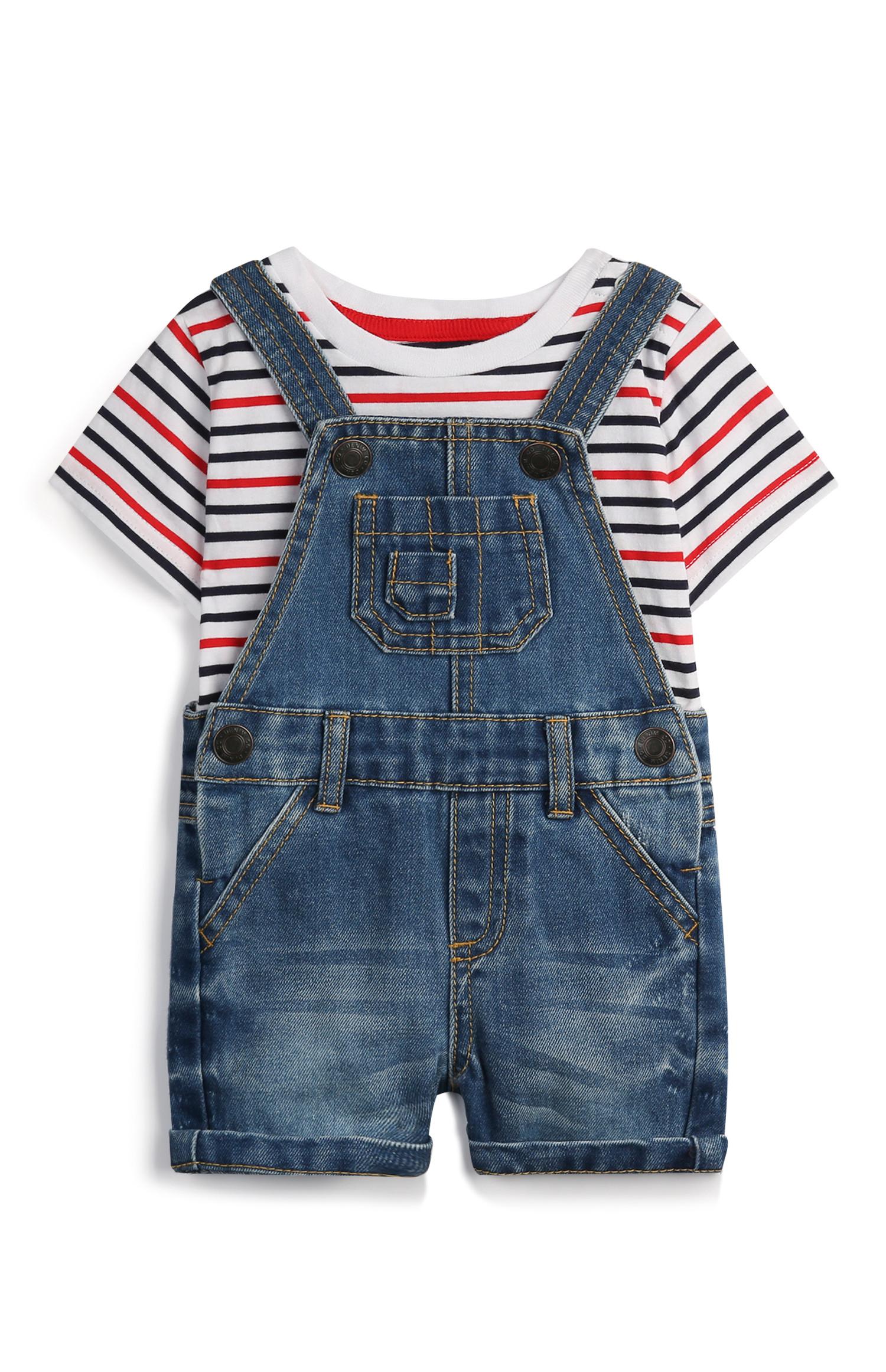 Completo salopette da bimbo