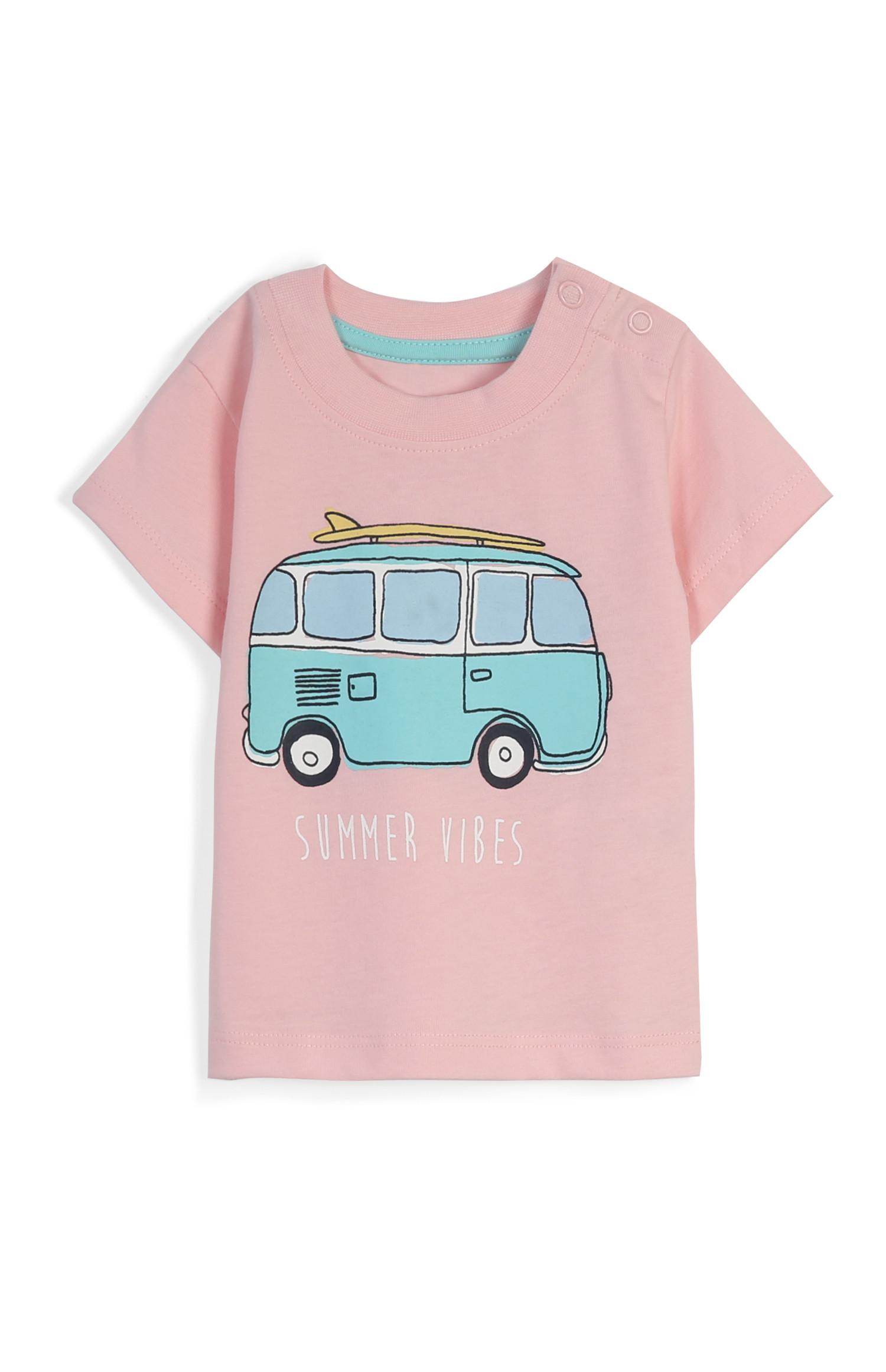 T-shirt camper rosa da bimbo