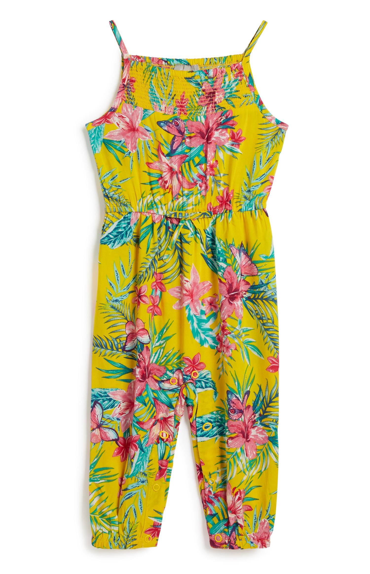 Jumpsuit mit Blumenmuster für Babys (M)
