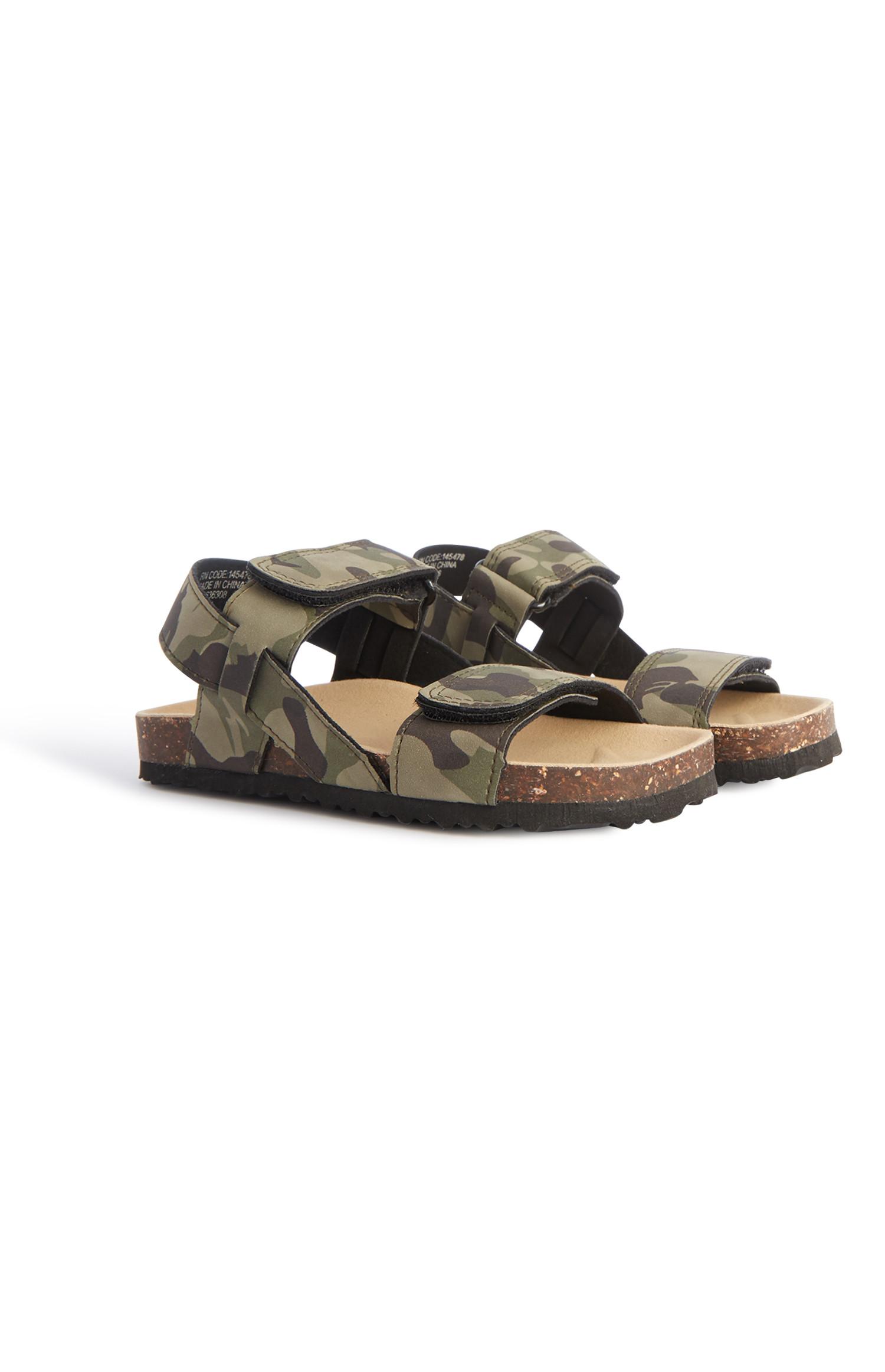 Sandalen mit Tarnmuster (kleine Jungen)