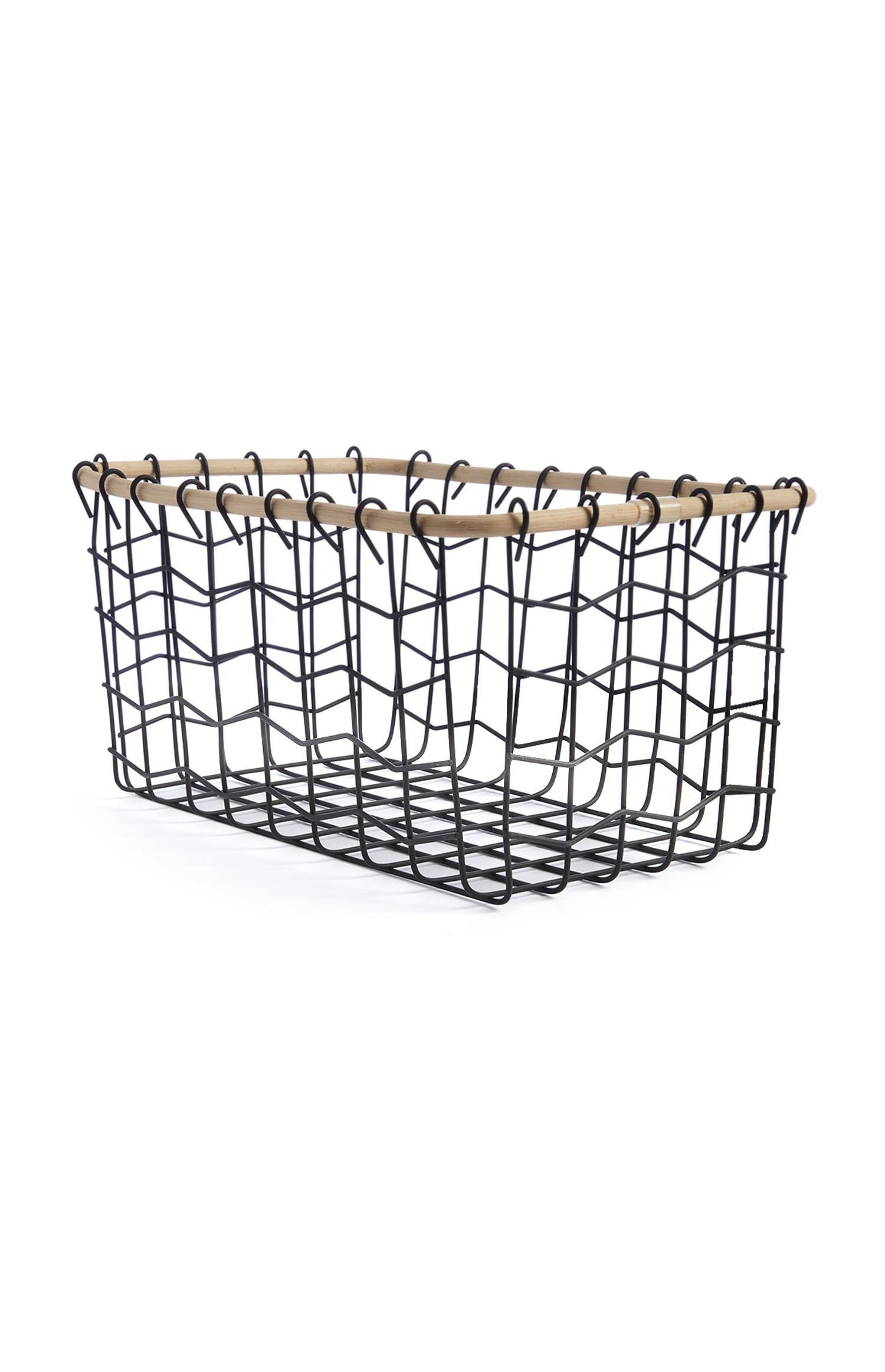 Cestino in rete metallica