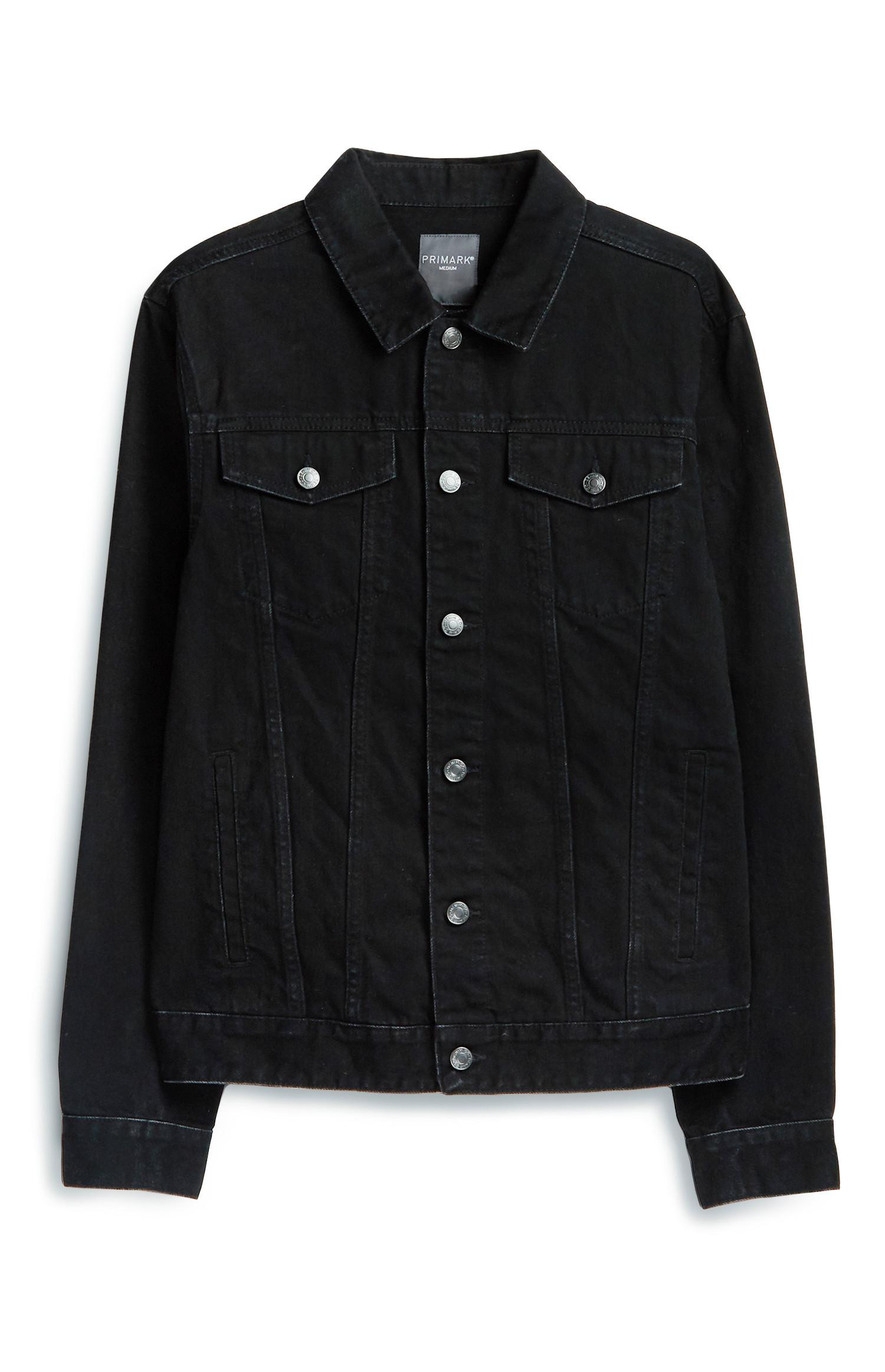 Schwarze Jeansjacke