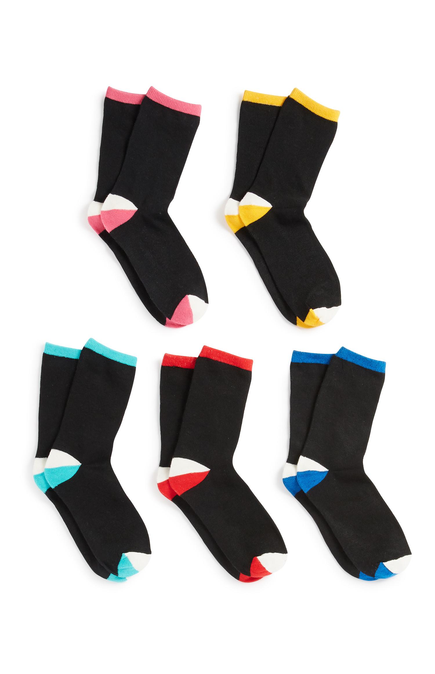 Zwarte sokken, 5 paar