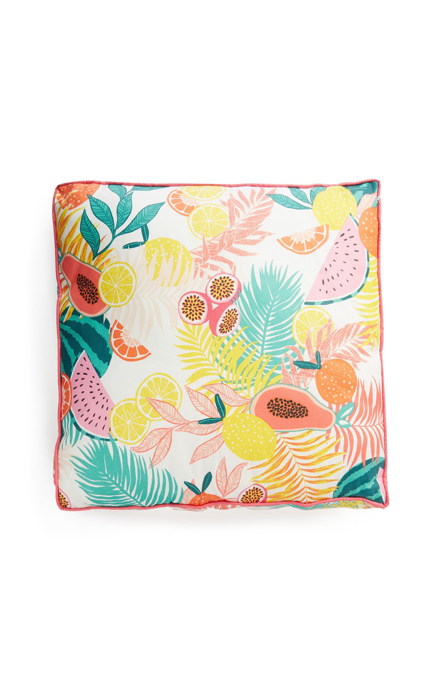 Cuscino con stampa frutta