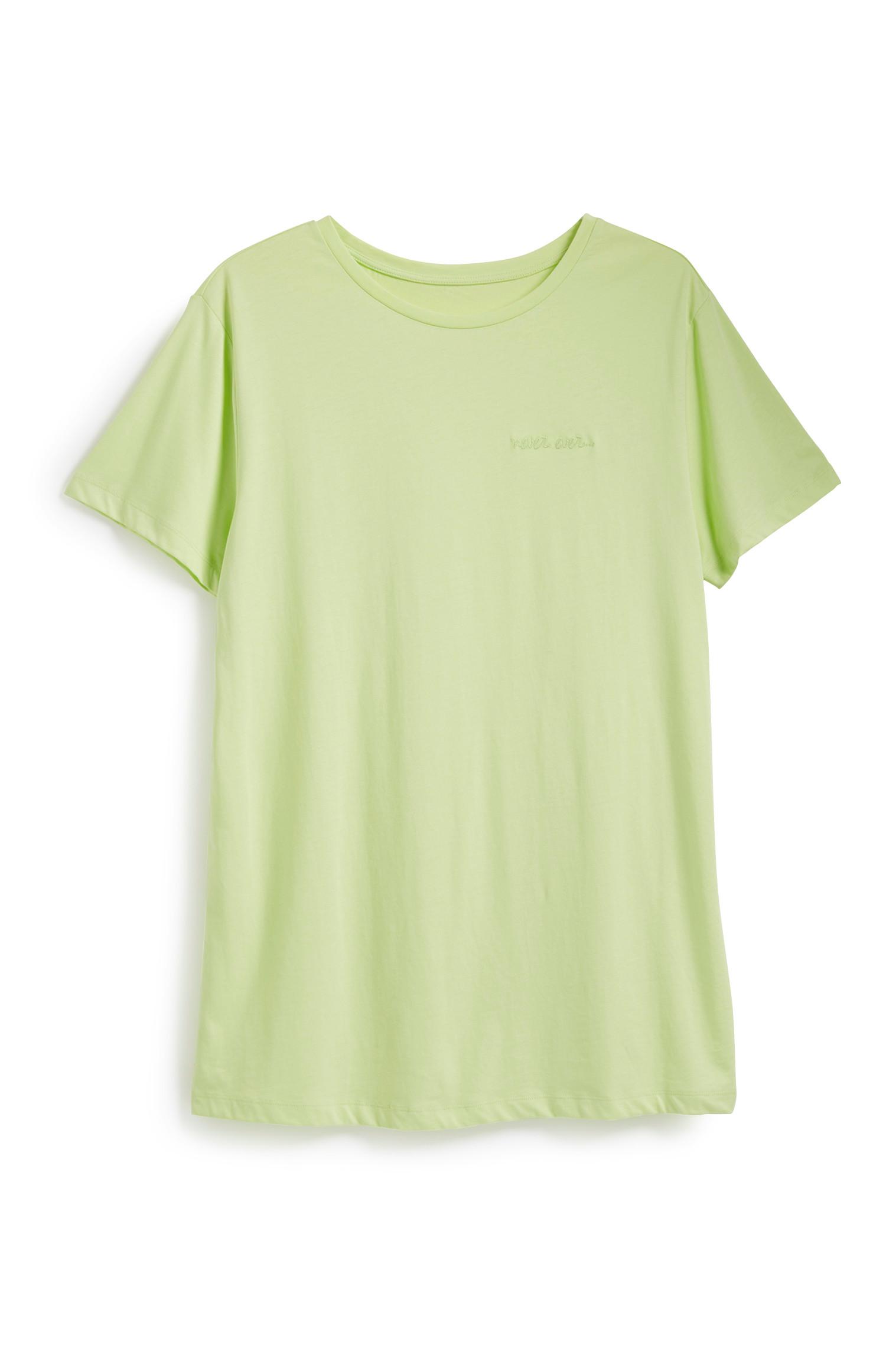 Neongrünes T-Shirt