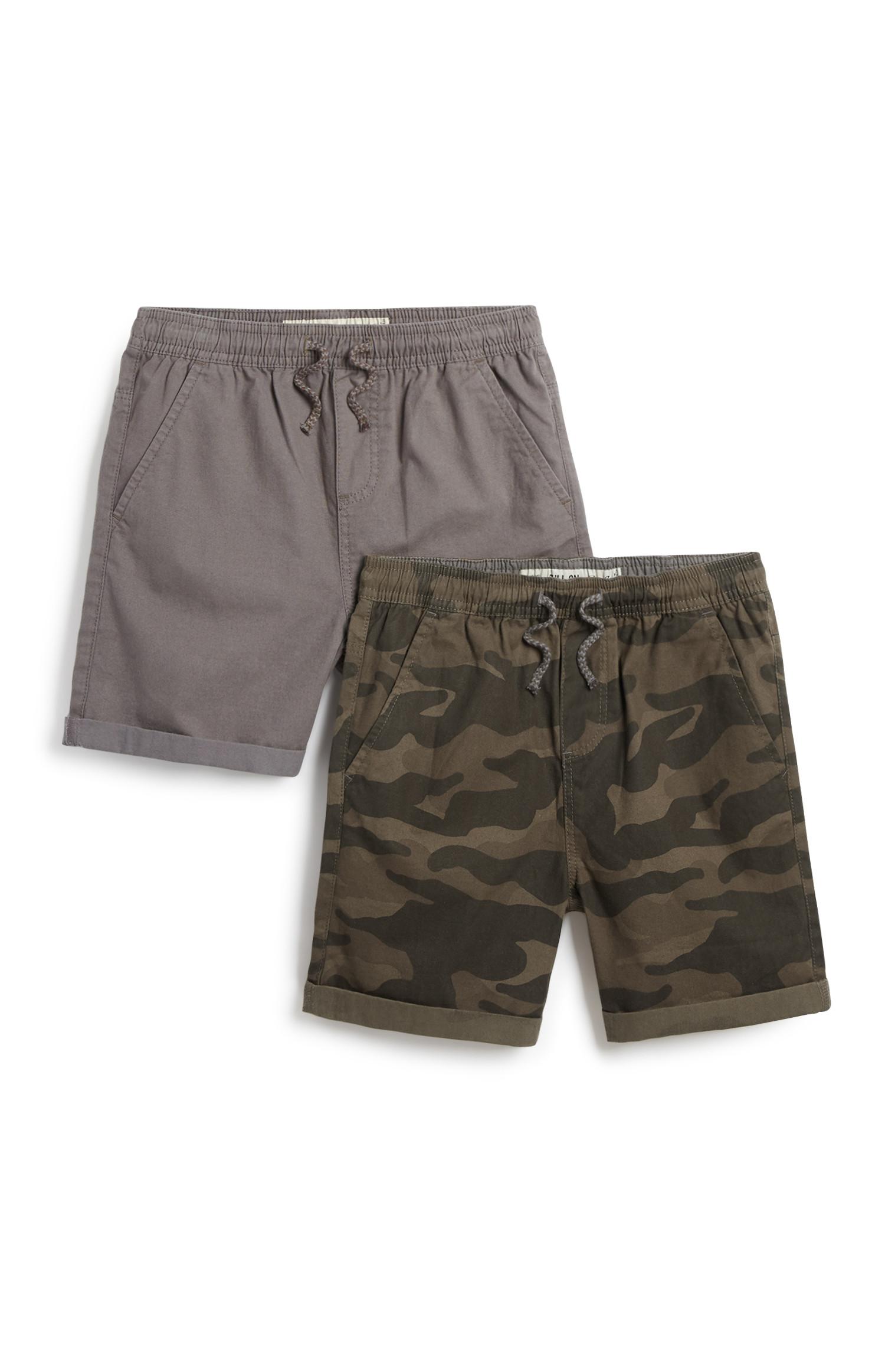 Leinenshorts (Teeny Boys), 2er-Pack