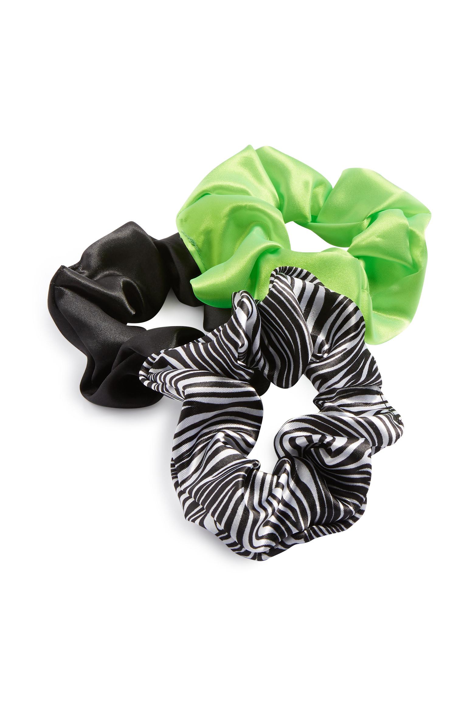 Gemengde haarelastieken, 3 st.