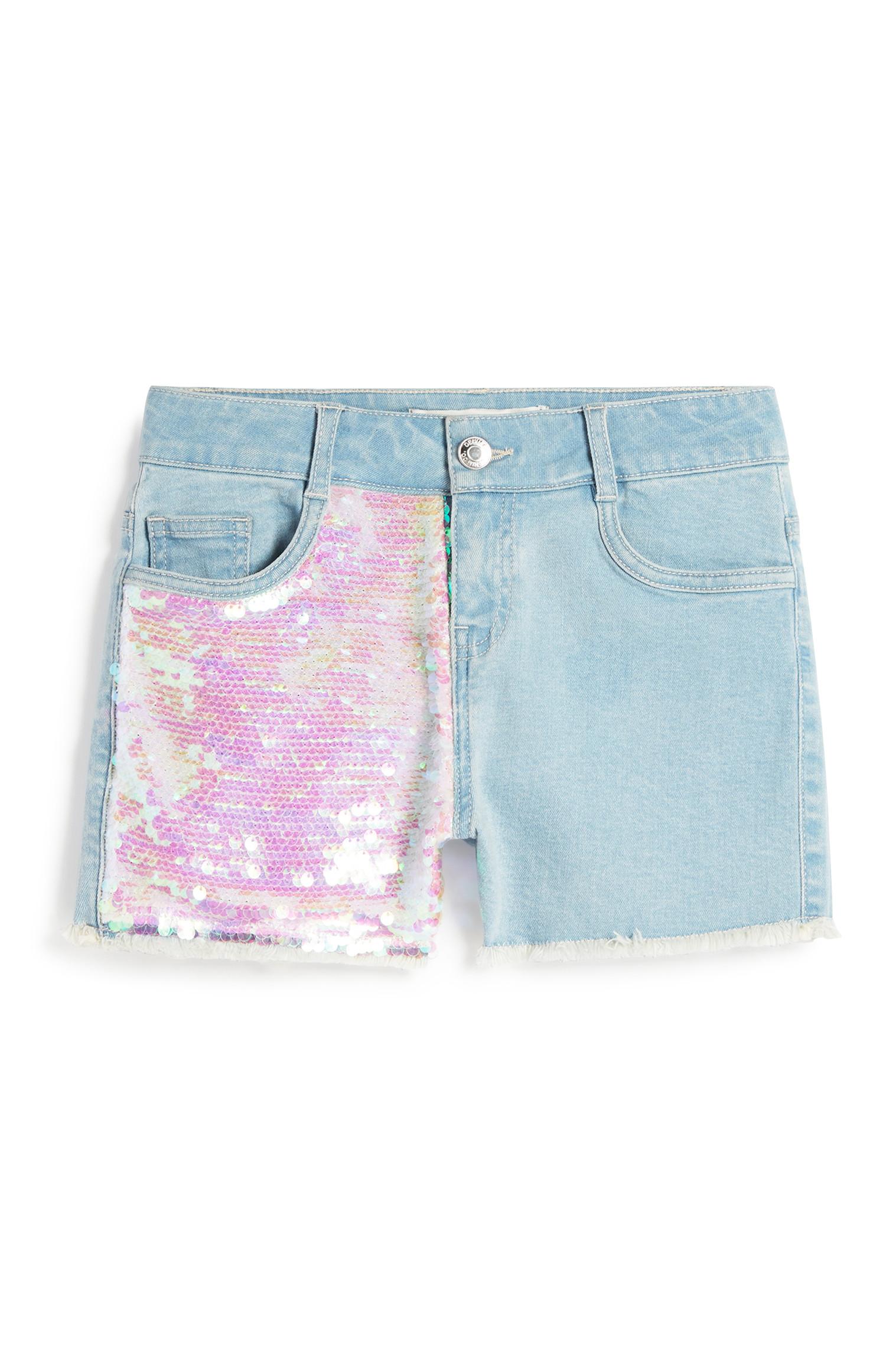 Jeansshorts mit Pailletten (Teeny Girls)