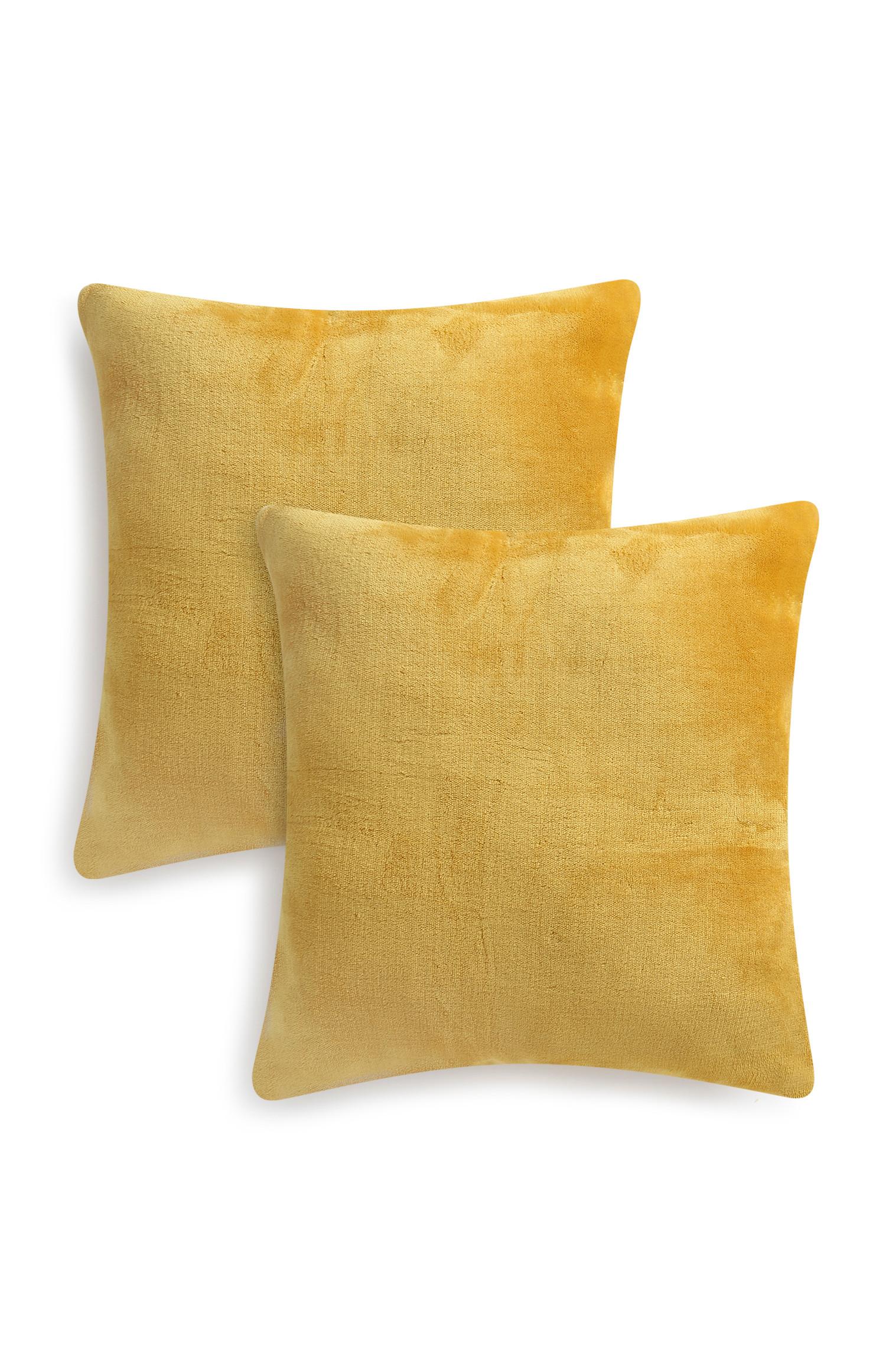 2 cuscini gialli