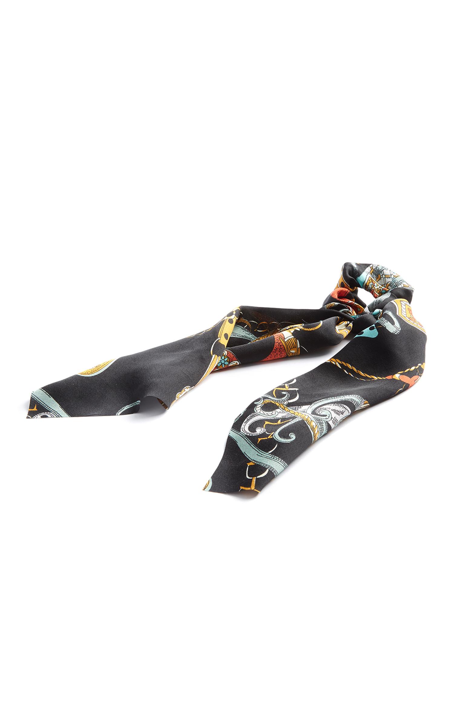 Lange zwarte haarelastiek