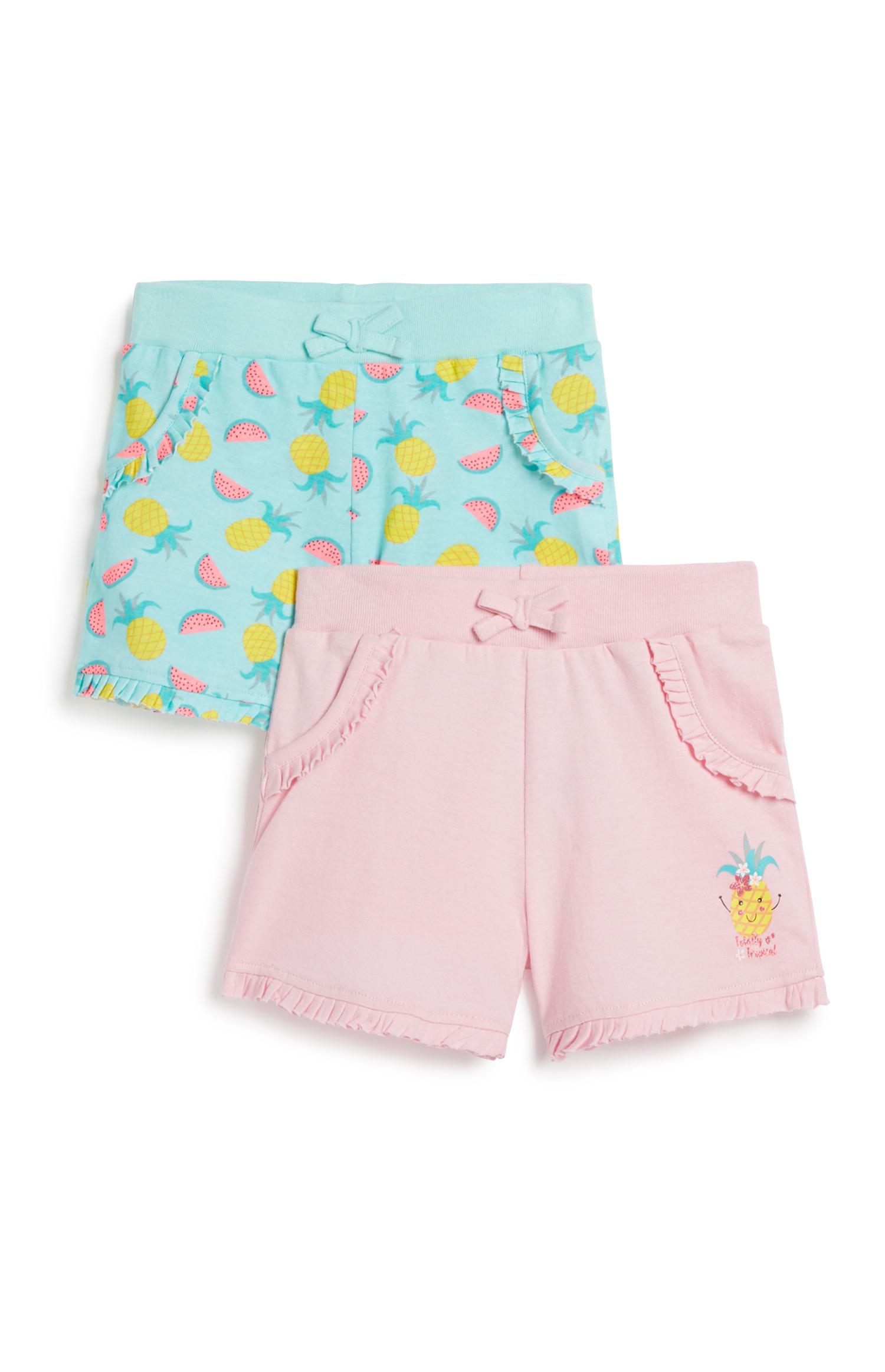 Shorts (kleine Mädchen), 2er-Pack