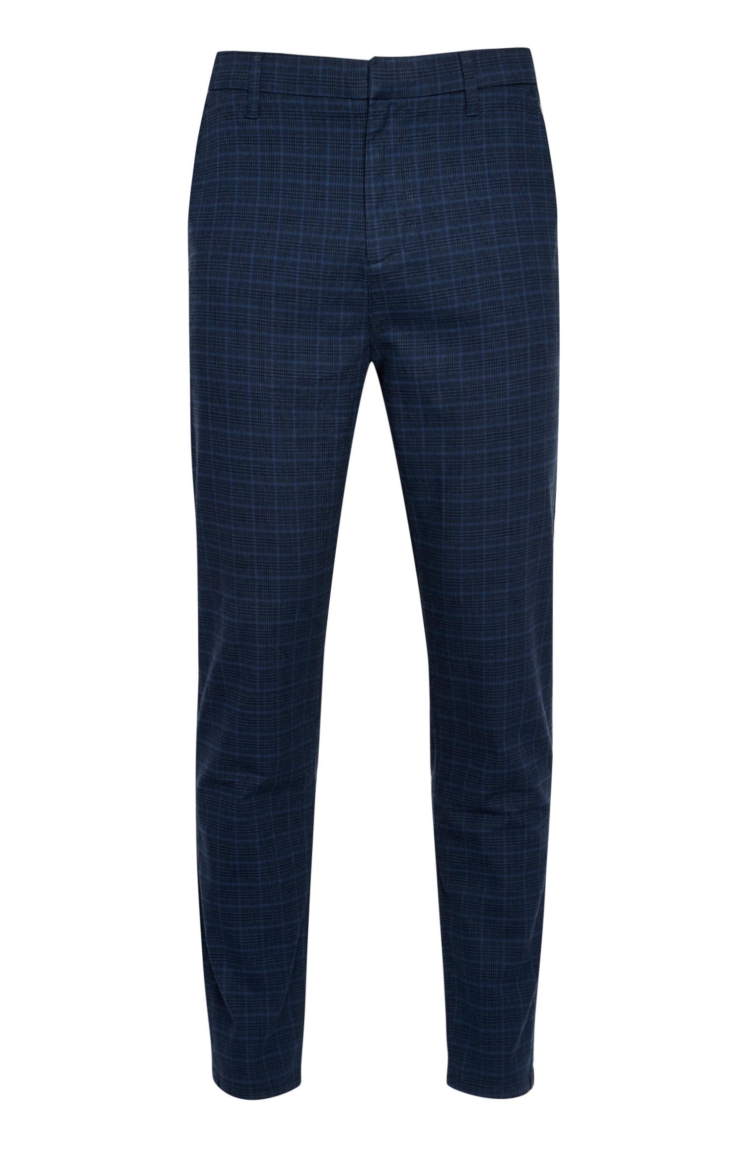 Blaue Slim-Fit-Hose