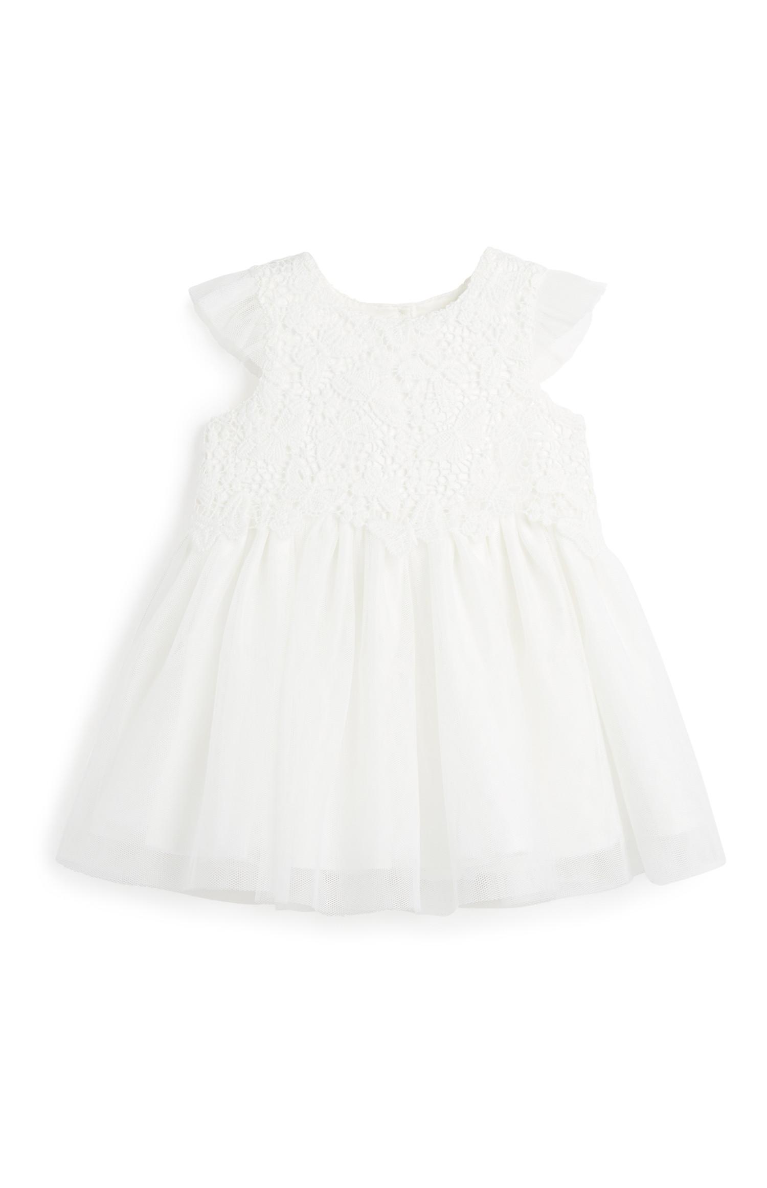Elfenbeinfarbenes Kleid für Babys (M)