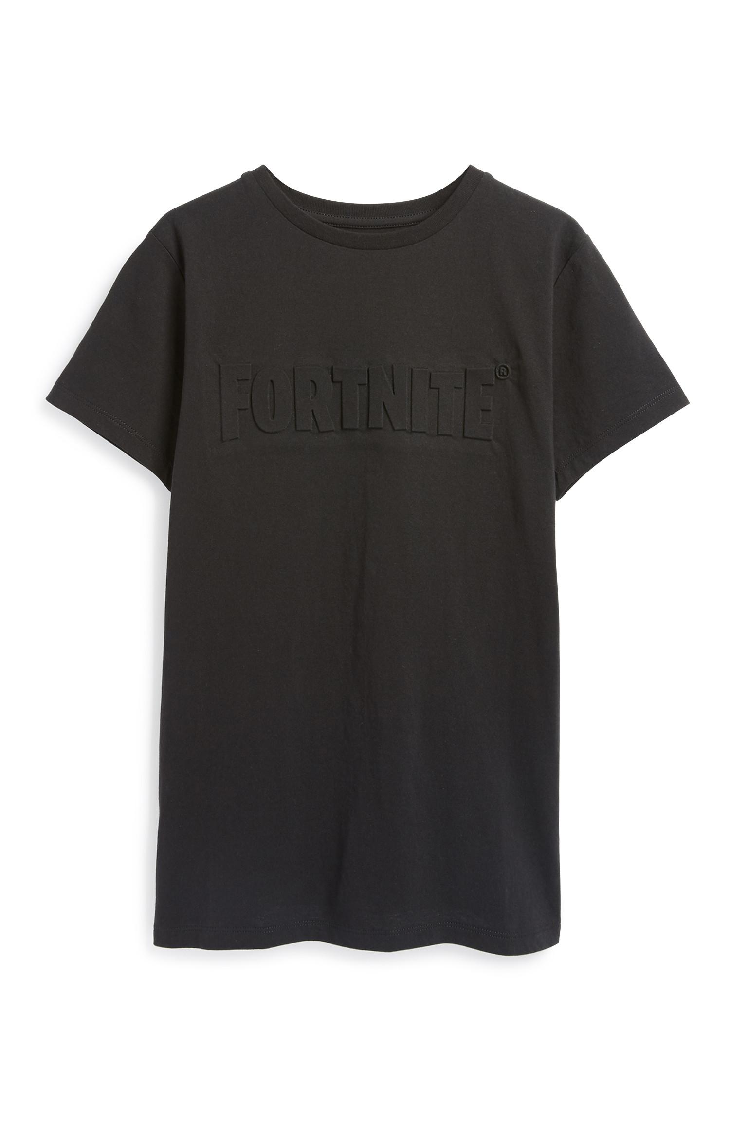 Schwarzes „Fortnite“ T-Shirt