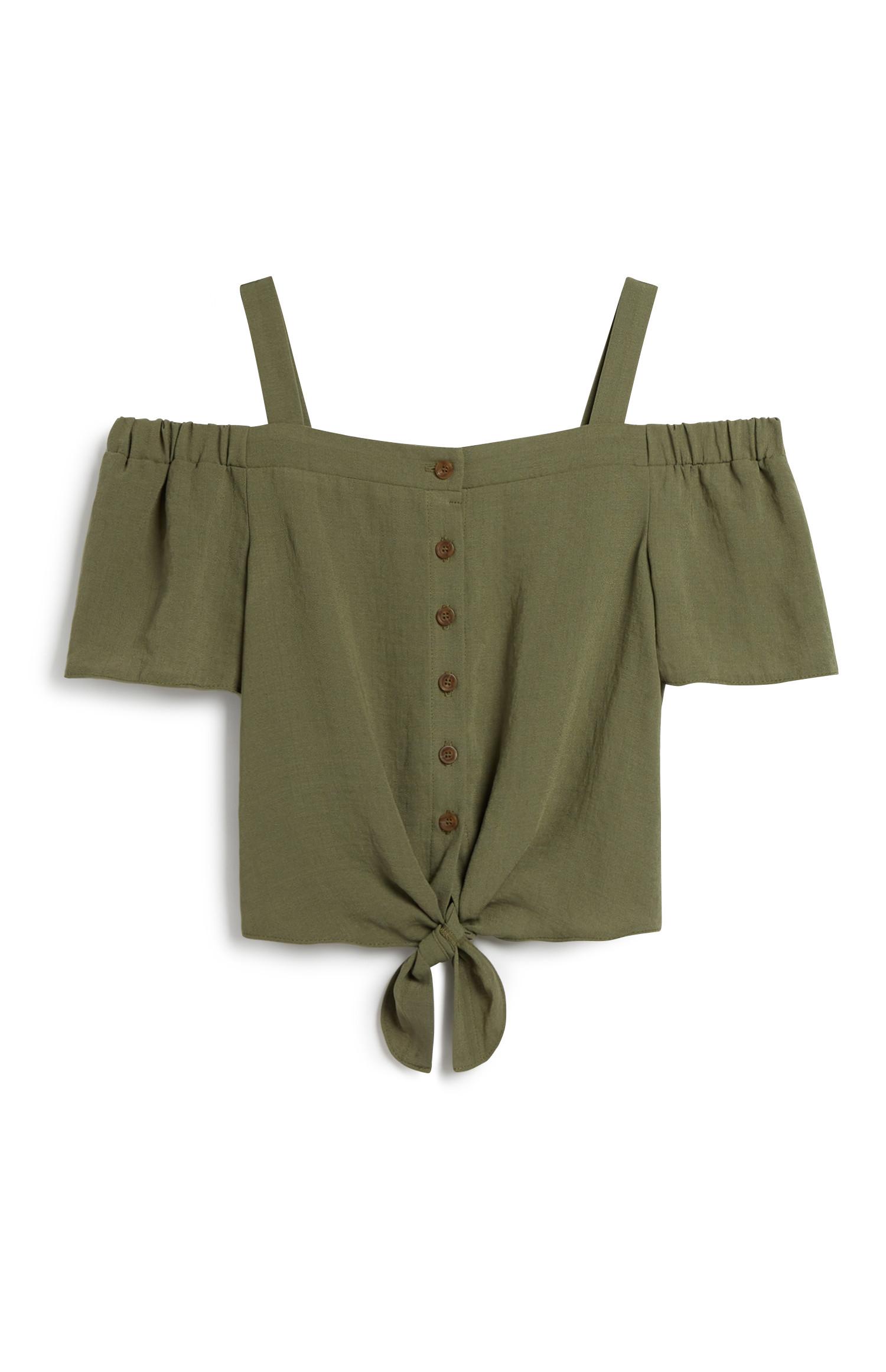 Khakifarbenes Top (Teeny Girls)