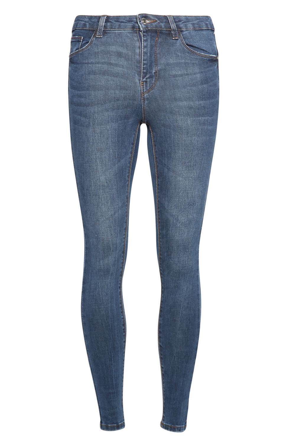 Donkerblauwe strakke jeans