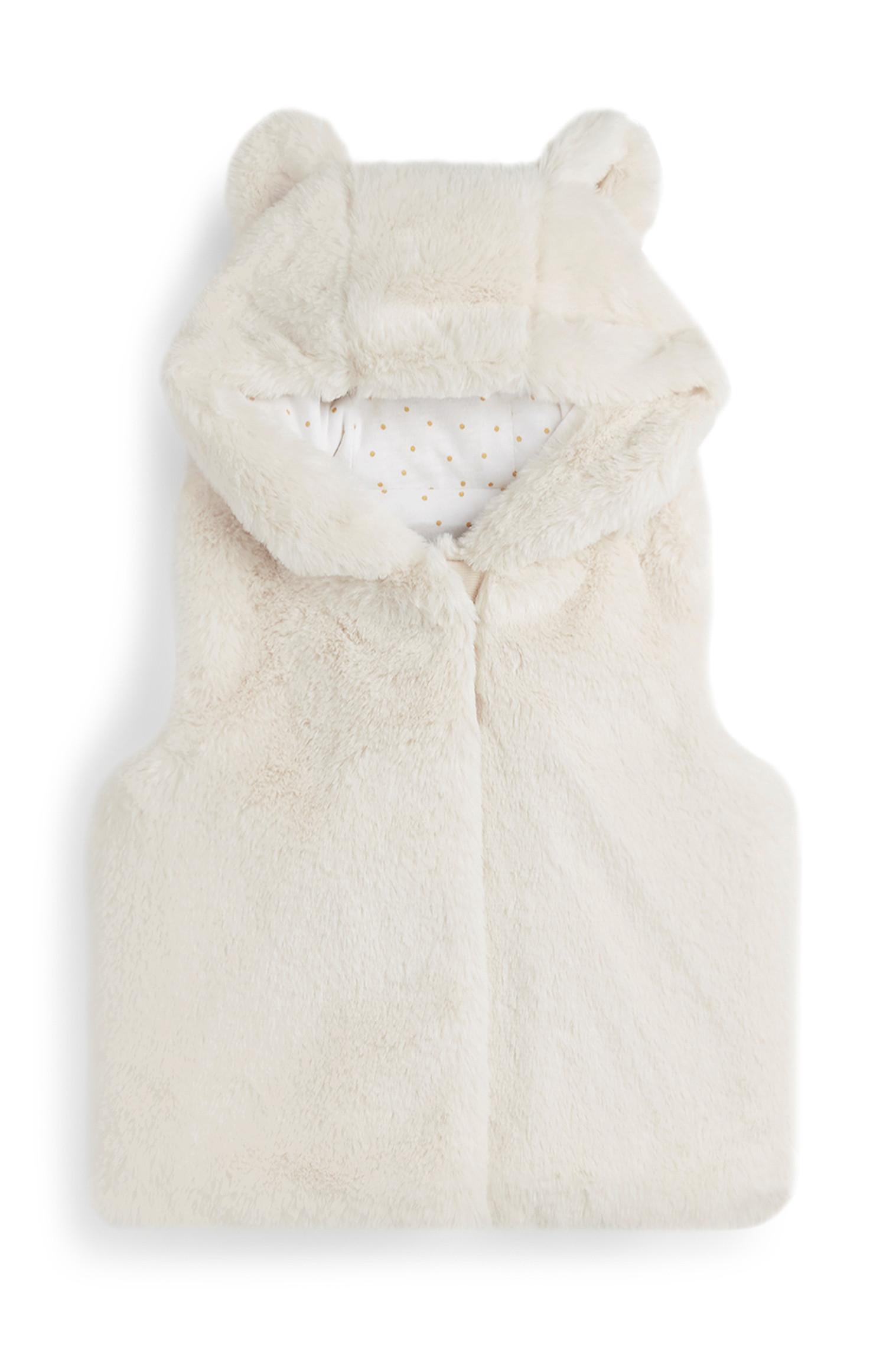 Cappotto in pelliccia da bimba