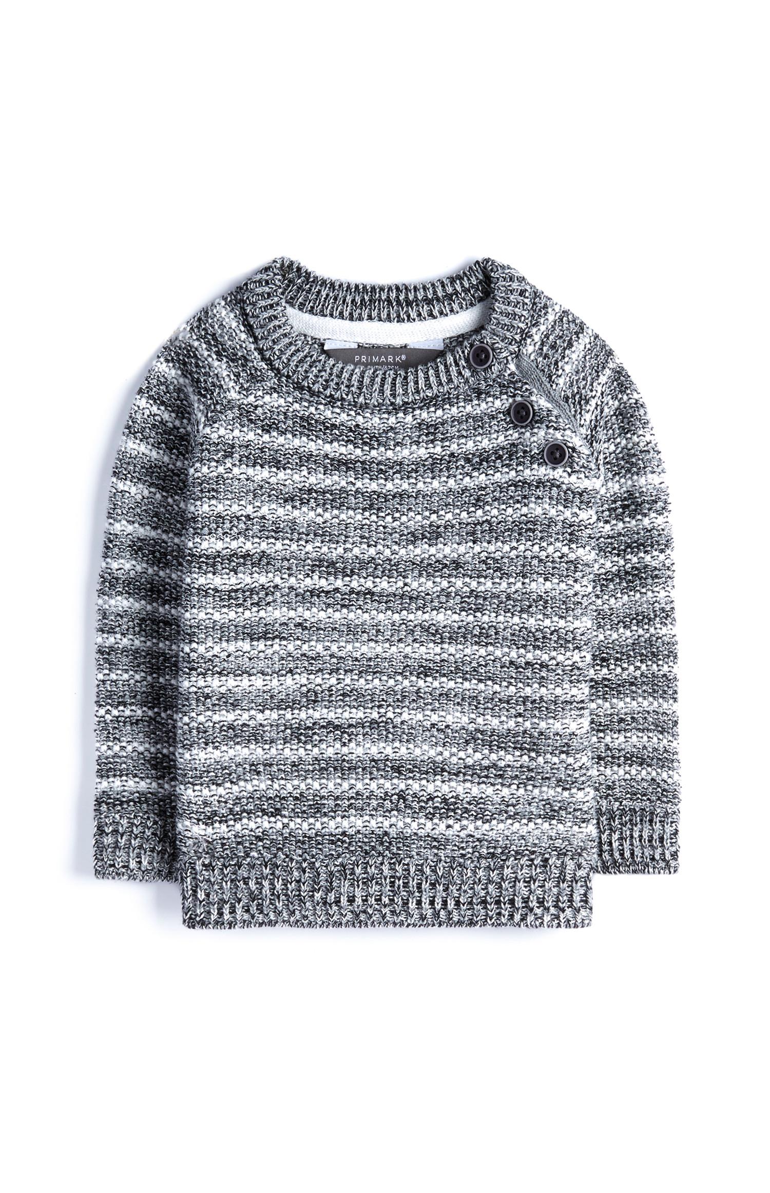 Gestreifter Strickpullover für Babys (J)