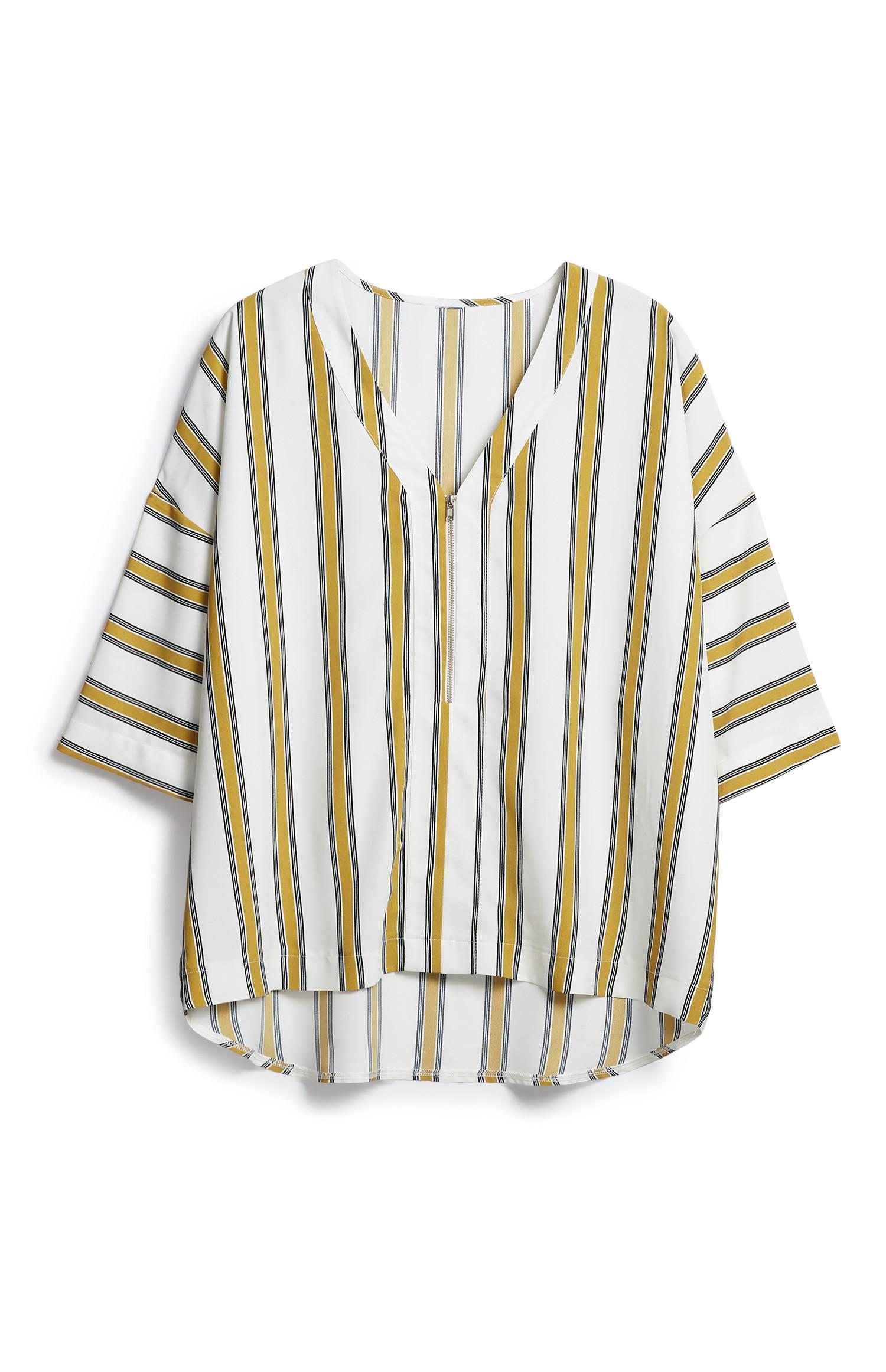 Oversized gestreepte blouse